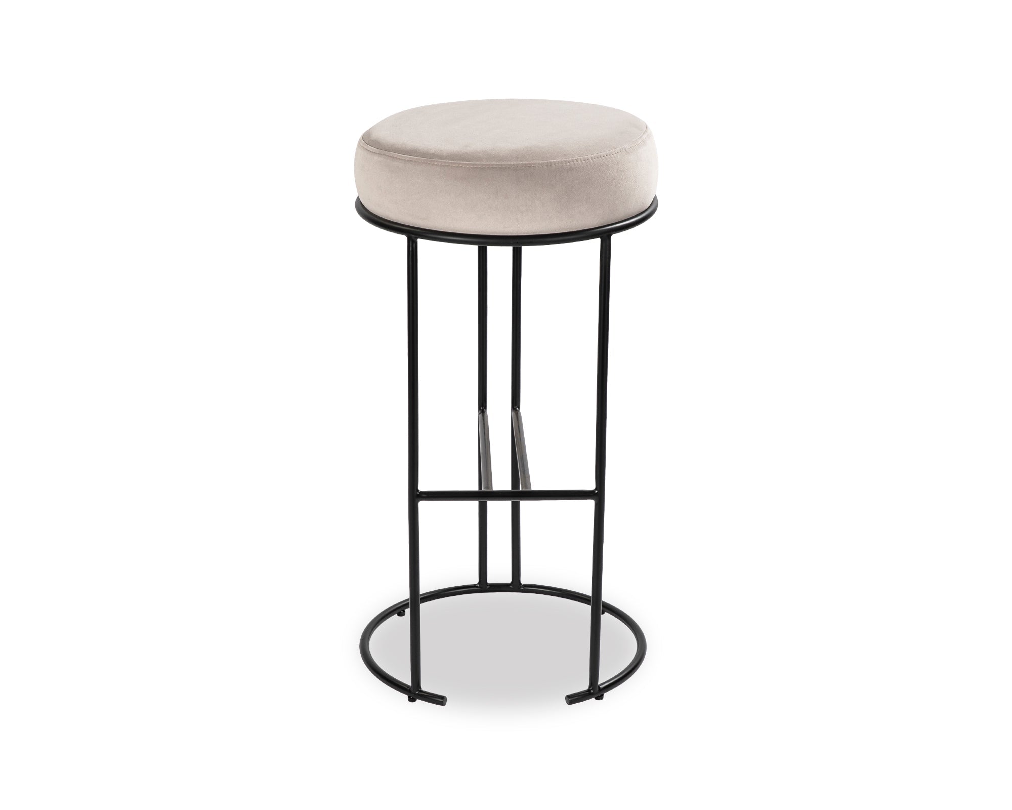 Compti Bar Stool - Kaster Light Grey