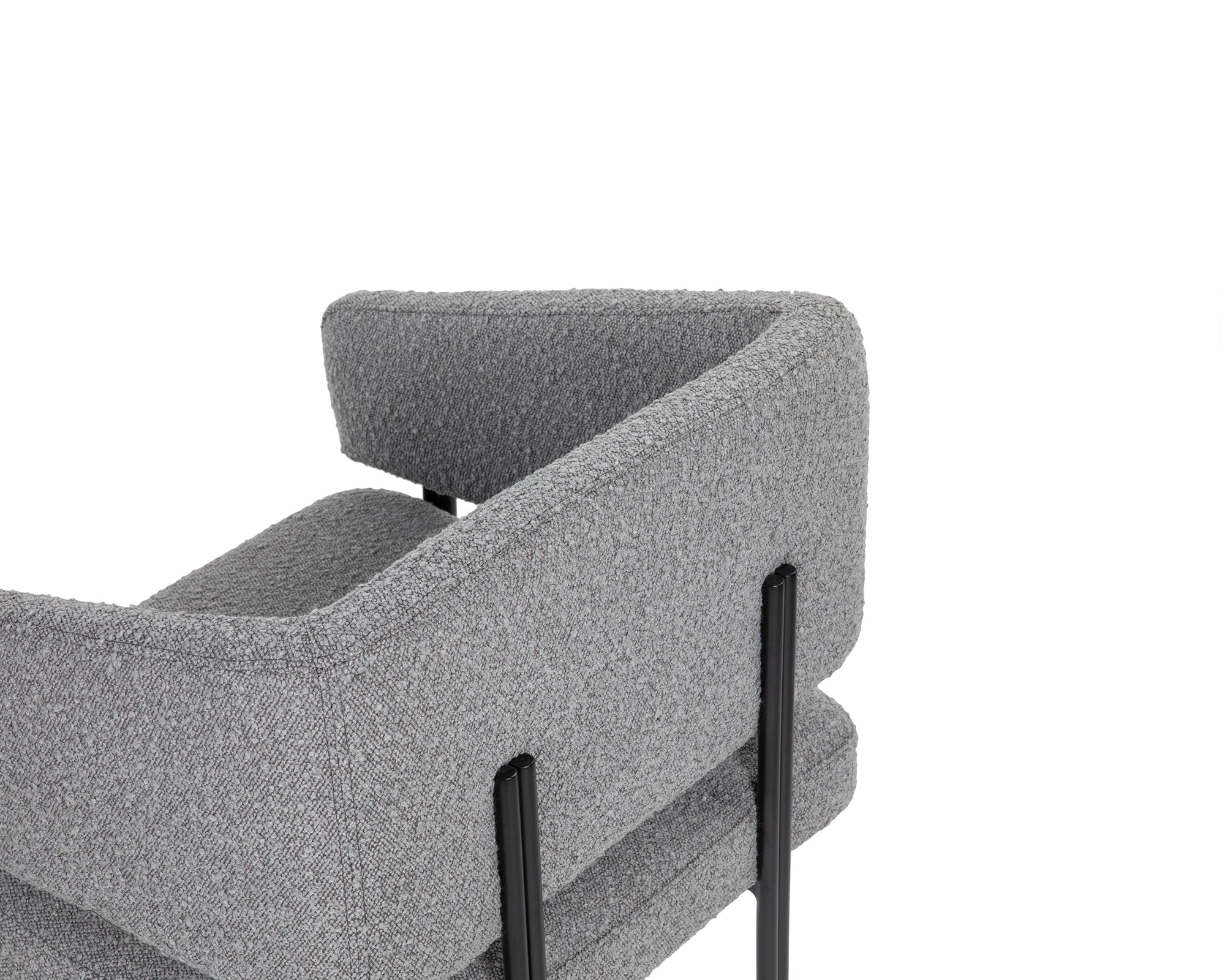 Tatler Dining Chair - Boucle Grey