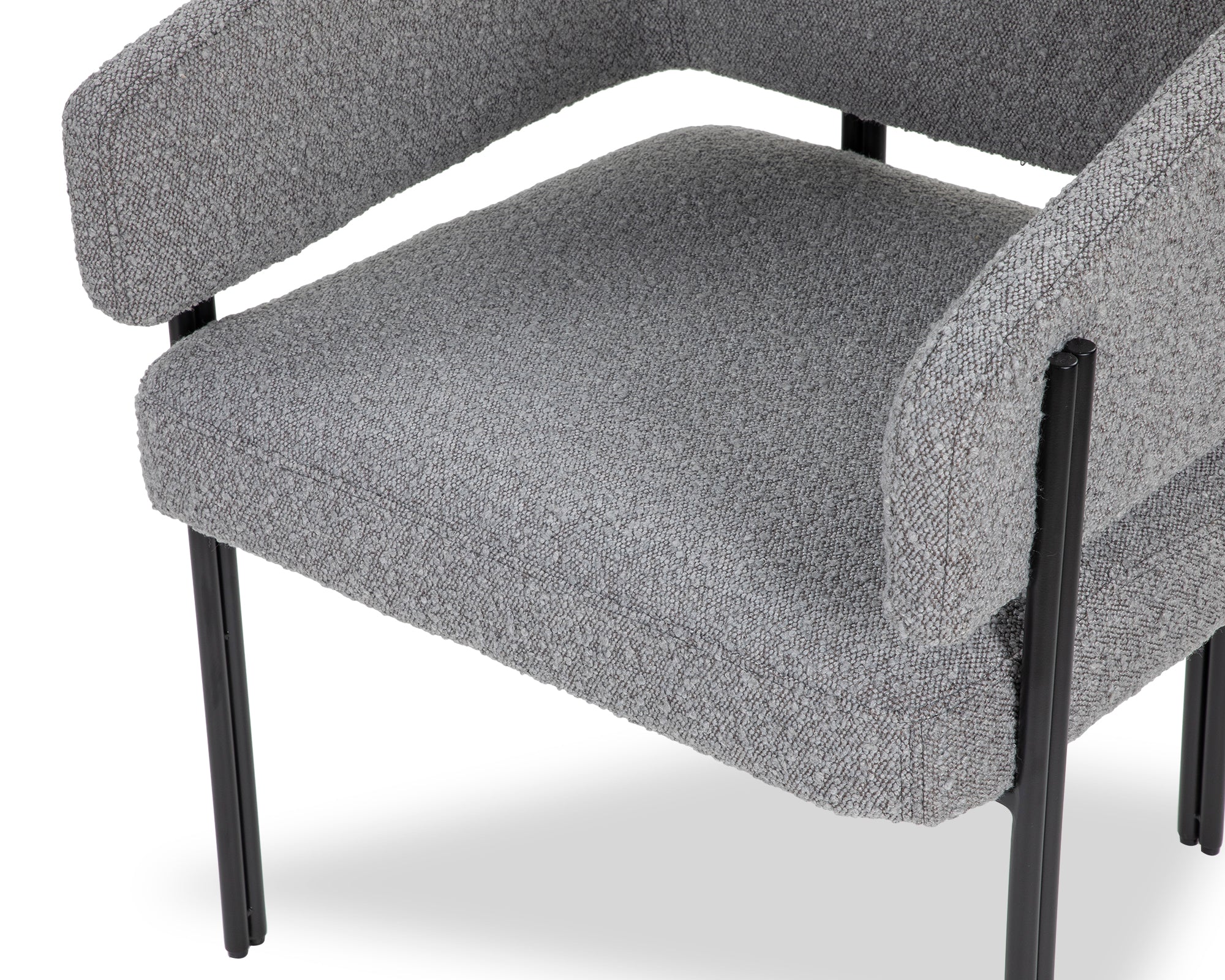 Tatler Dining Chair - Boucle Grey