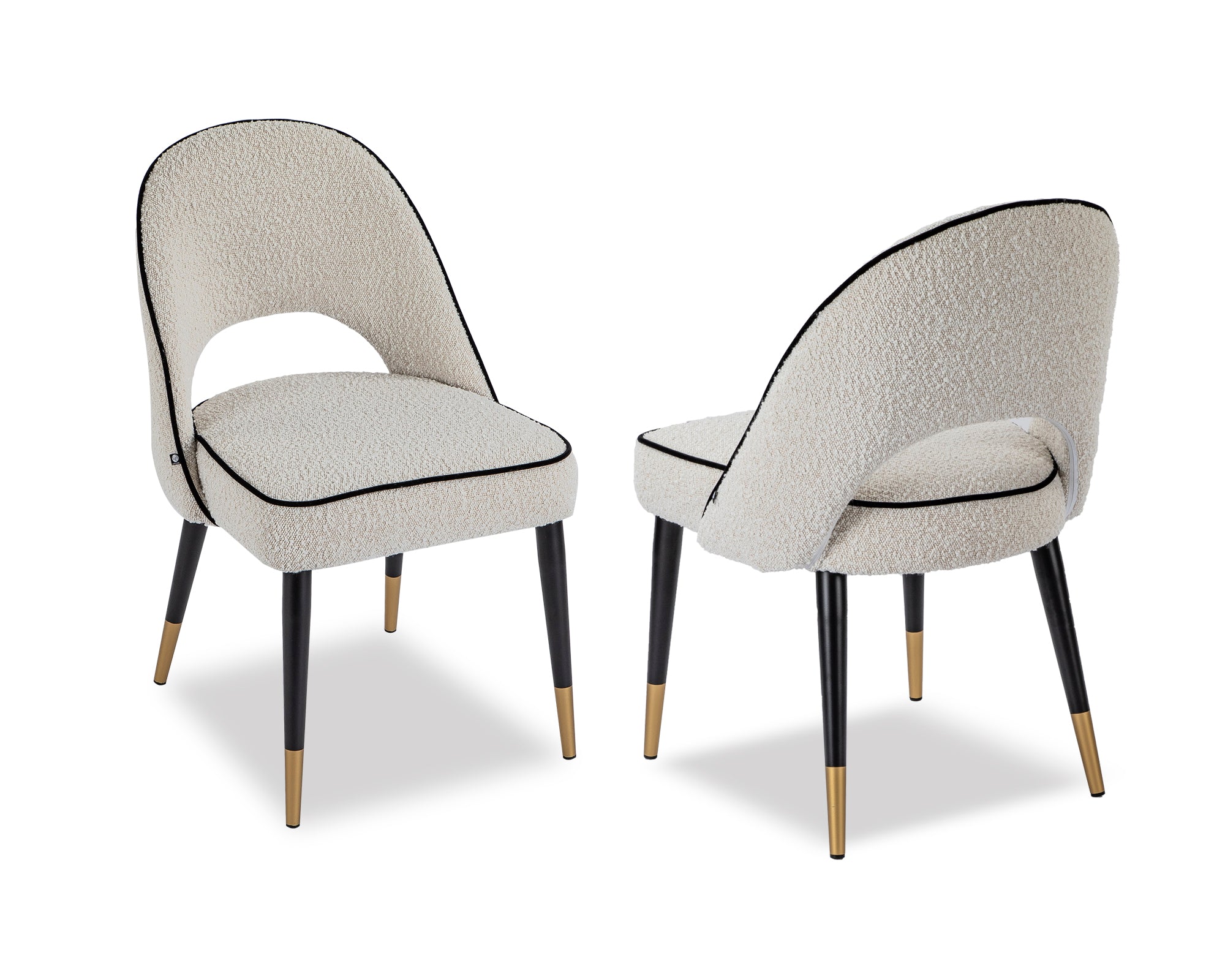 Yves Dining Chair (set of 2) - Boucle Sand