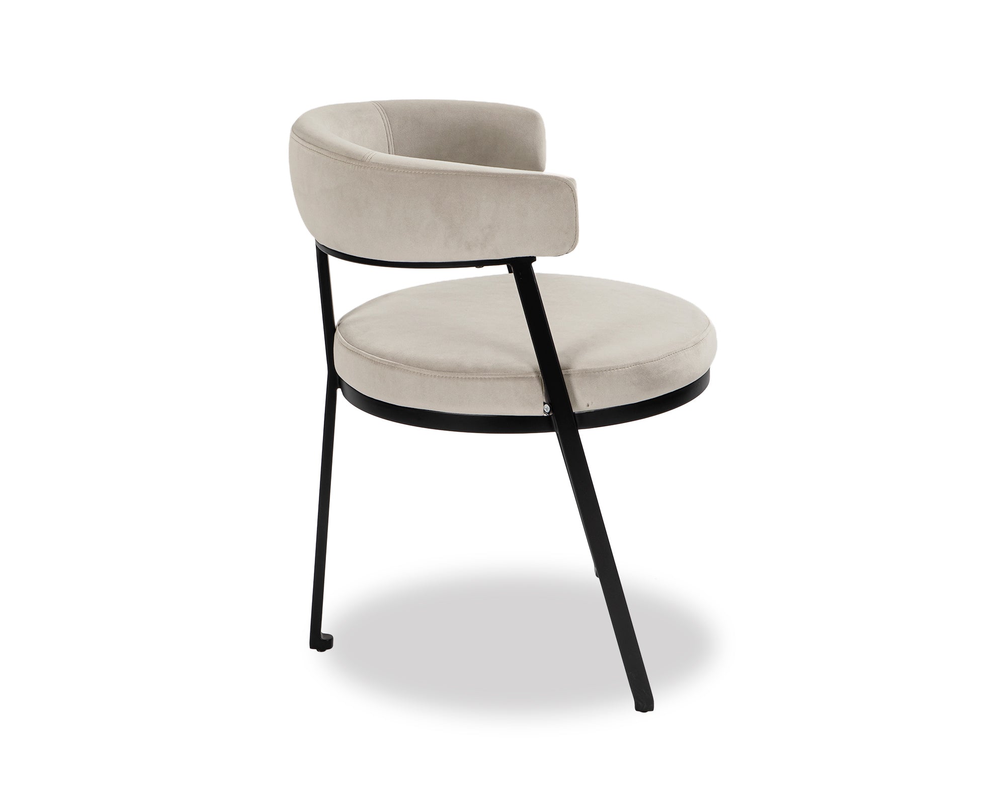 Bonnet Dining Chair - Kaster Light Grey