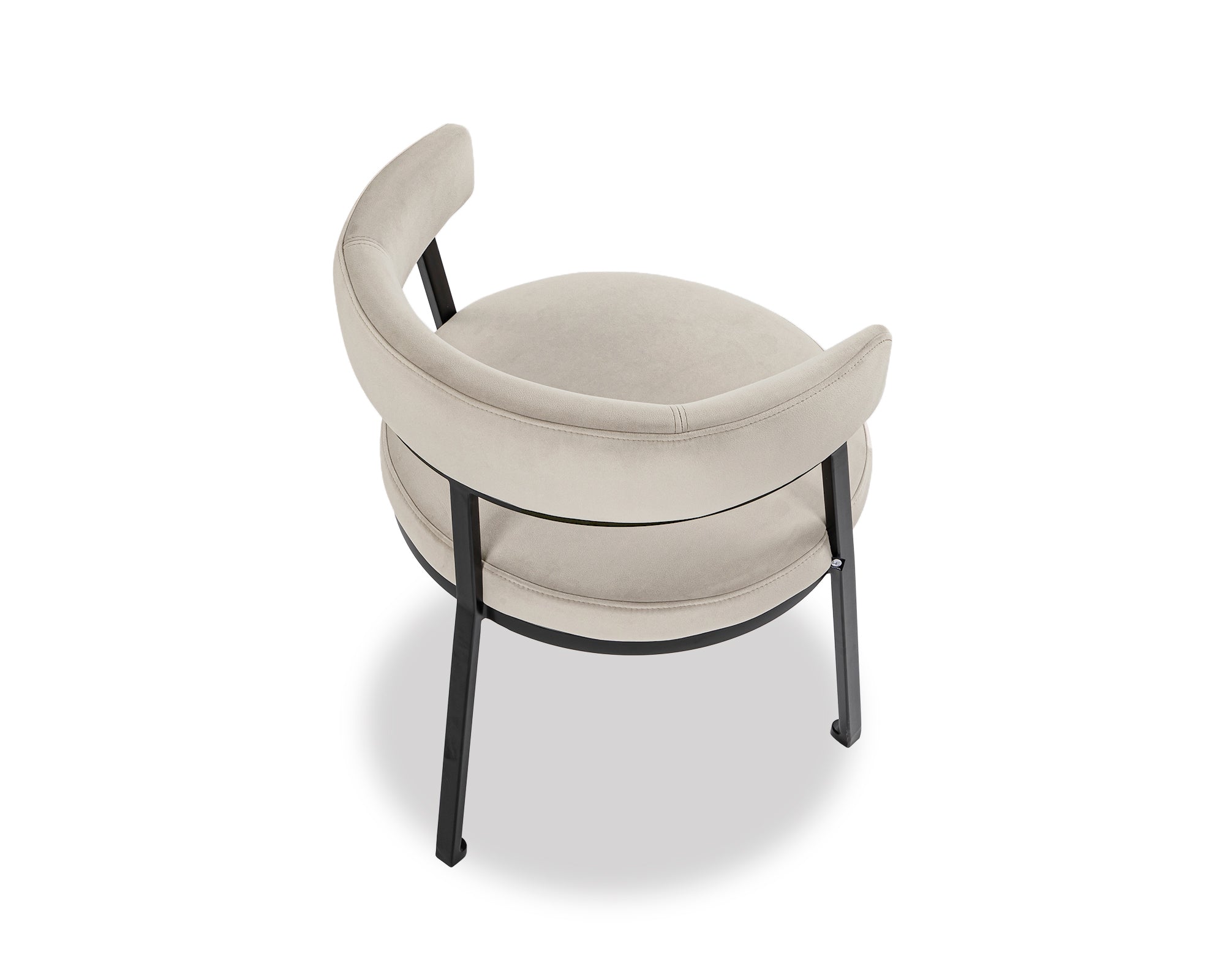 Bonnet Dining Chair - Kaster Light Grey
