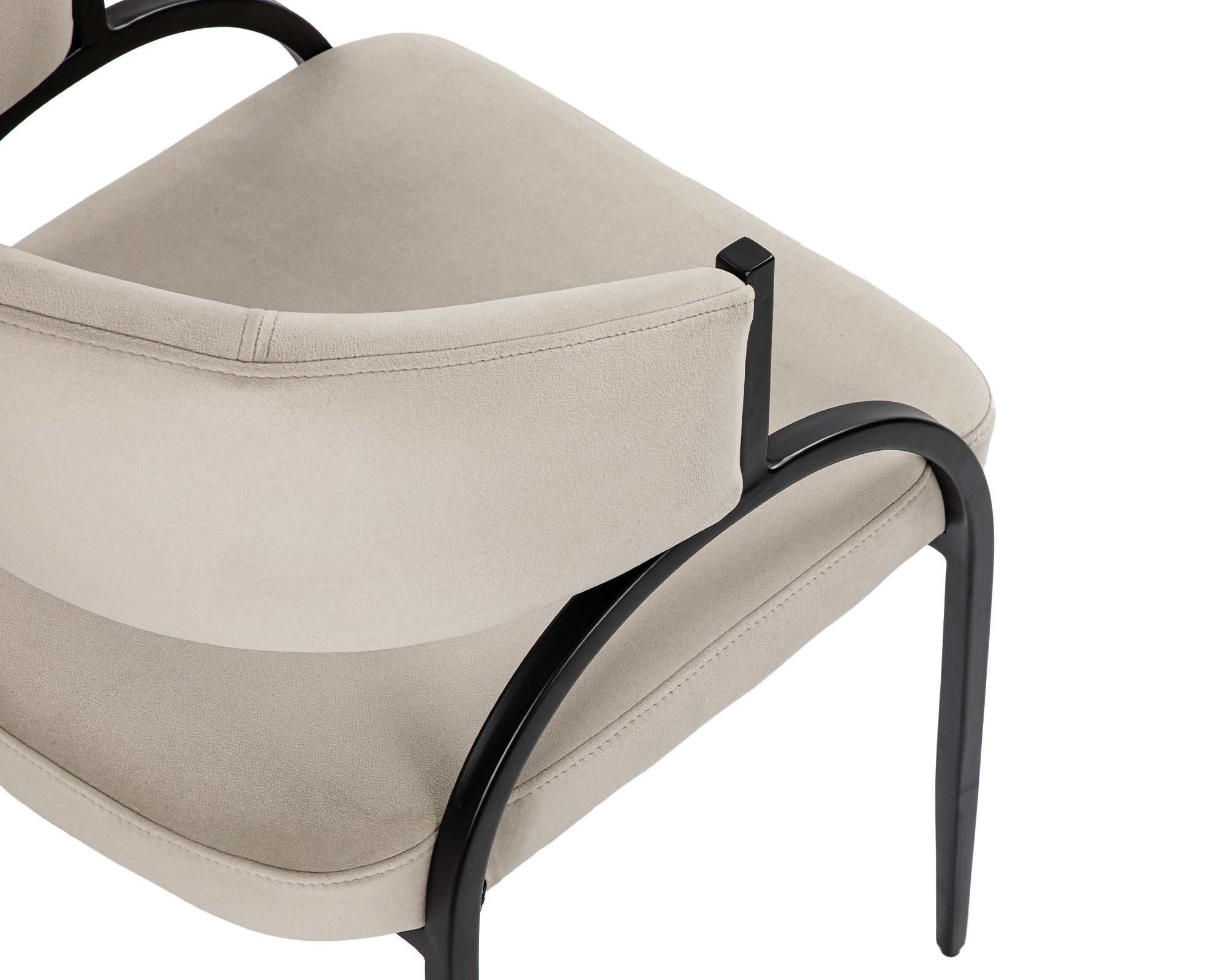 Bonnet Dining Chair - Kaster Light Grey