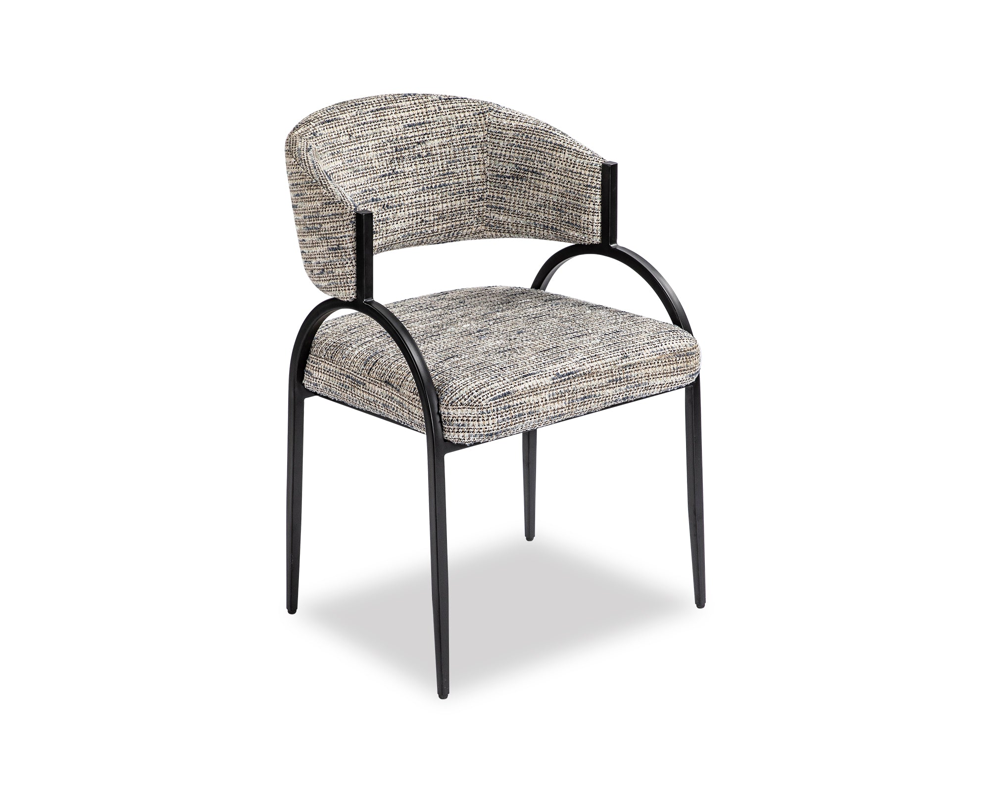 Pavilion Dining Chair - Sherpa Grey Fabric