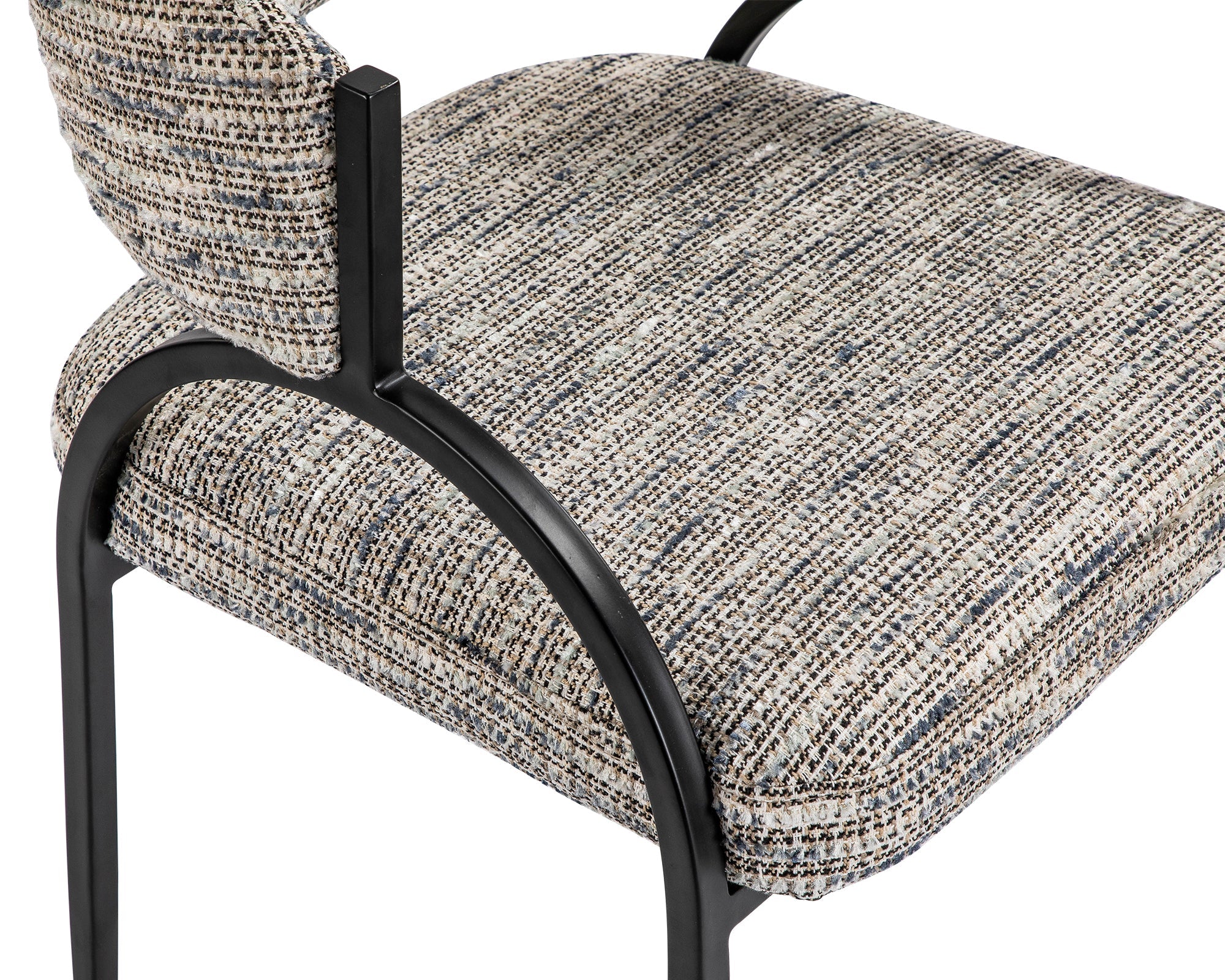 Pavilion Dining Chair - Sherpa Grey Fabric