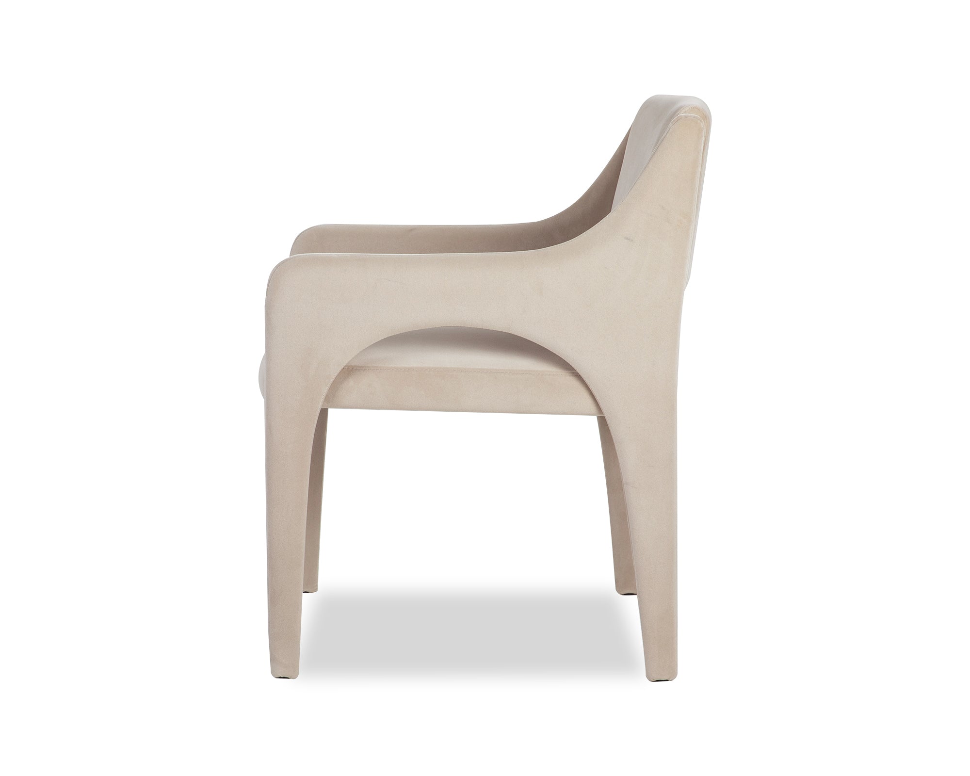 Godard Dining Chair - Kaster II Pebble Velvet