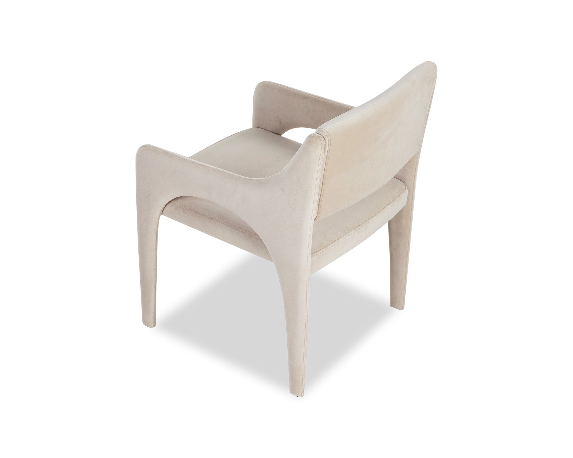 Godard Dining Chair - Kaster II Pebble Velvet