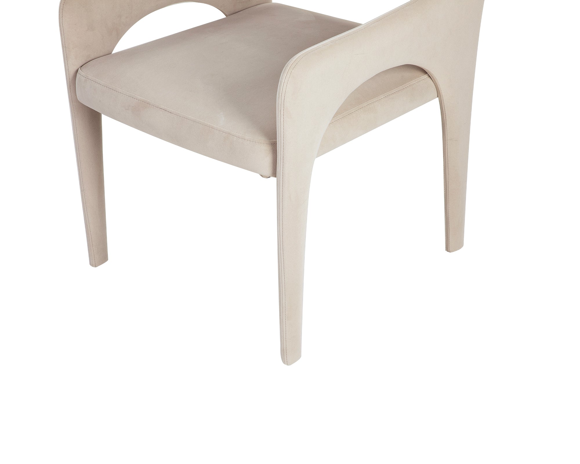 Godard Dining Chair - Kaster II Pebble Velvet