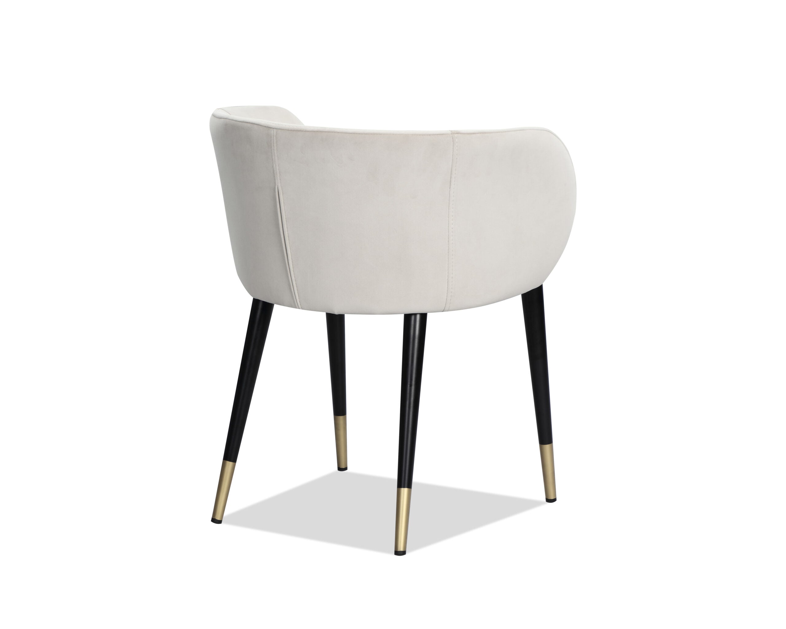 Ola Dining Chair - Kaster Pebble II Velvet