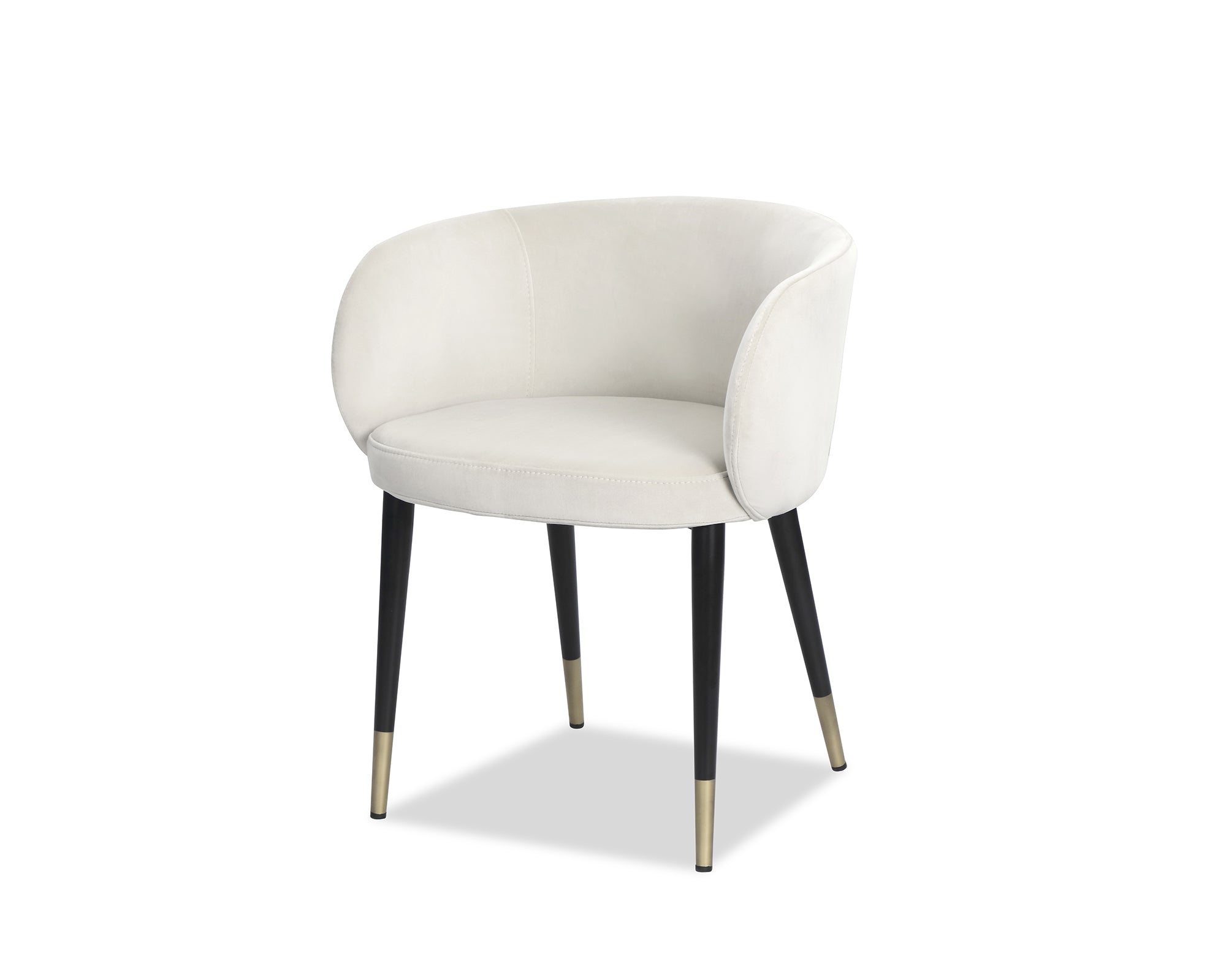 Ola Dining Chair - Kaster Pebble II Velvet