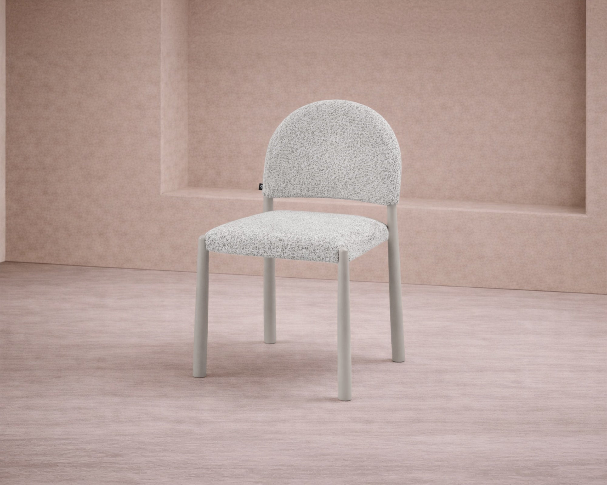 Noma Dining Chair (set of 2) - Ripley Grav & Gloss Ivory