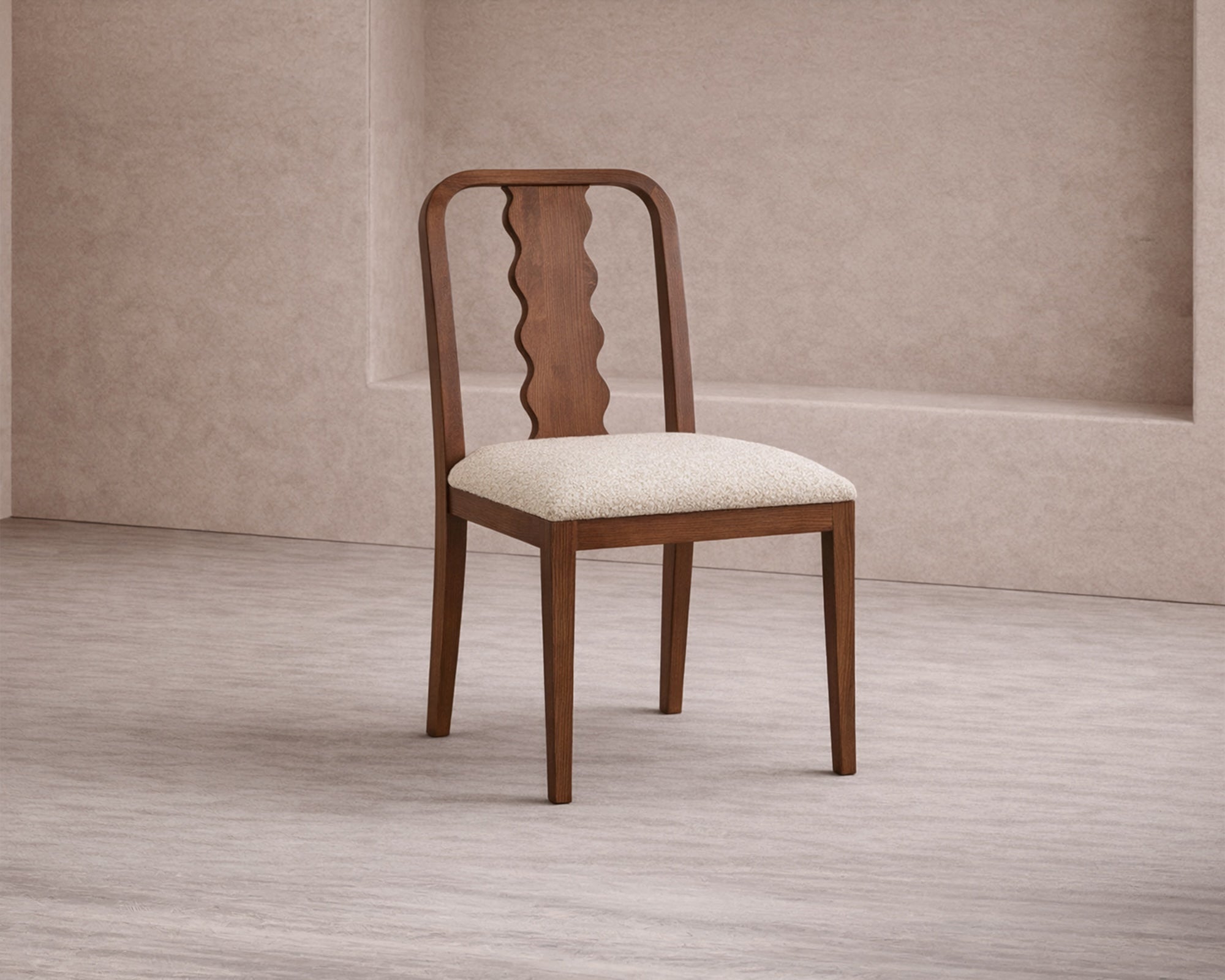 Diane Dining Chair (set of 2) - Capella Sand & Brushed Brown