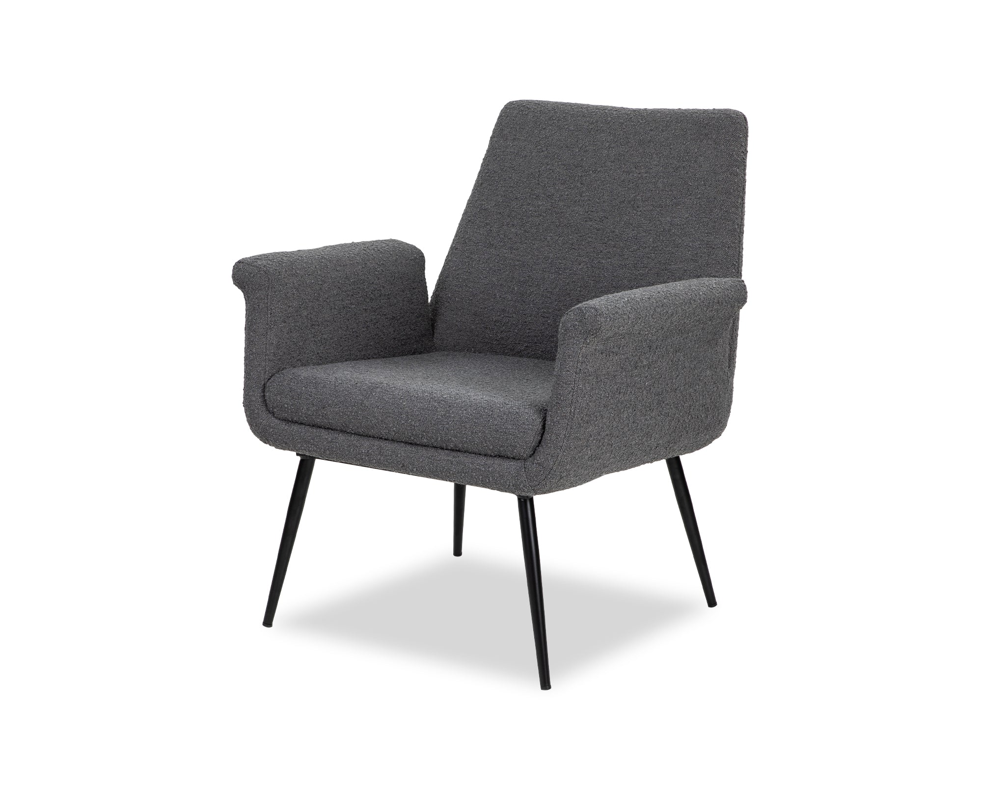 Fiore Occasional Chair - Boucle Graphic Grey