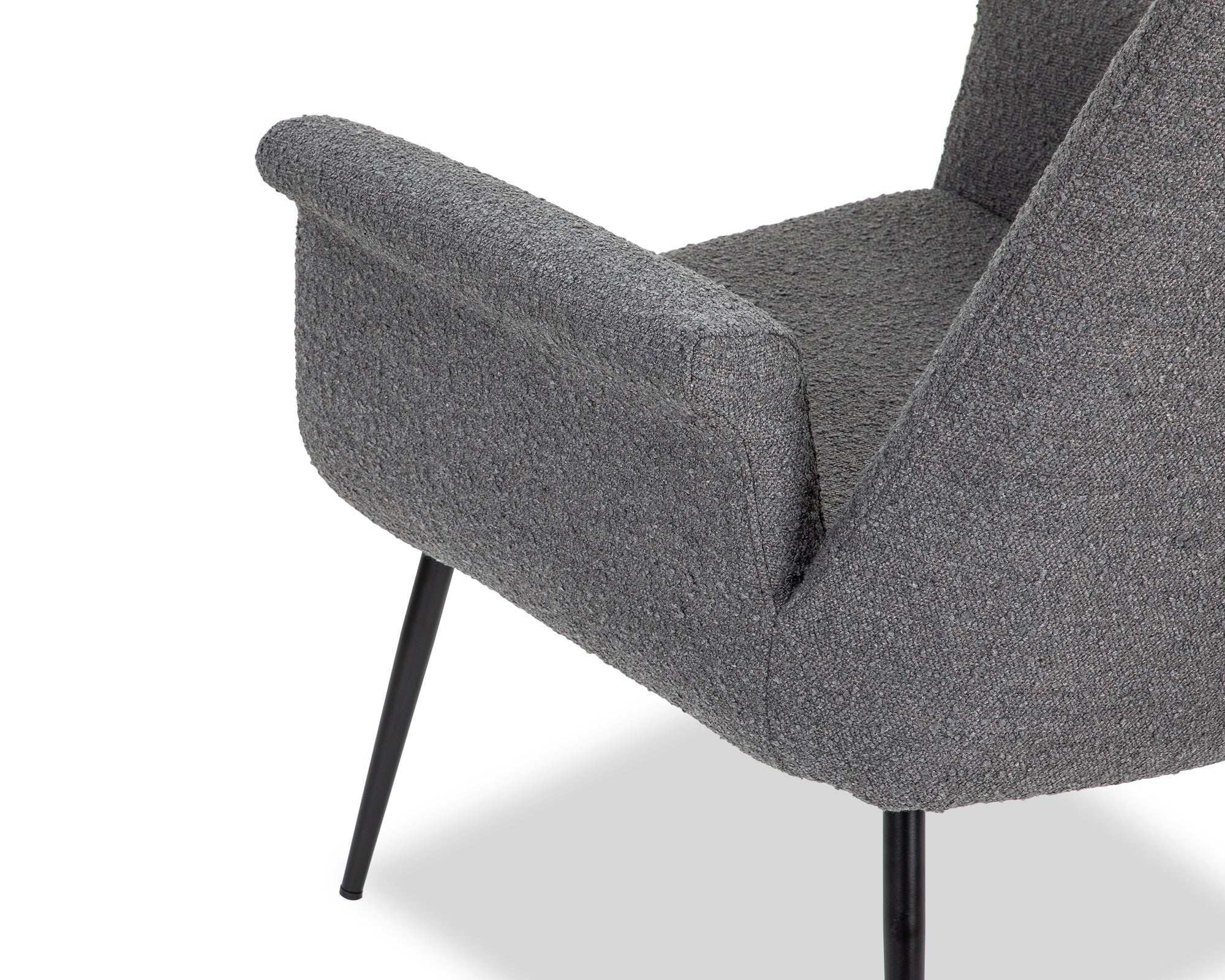 Fiore Occasional Chair - Boucle Graphic Grey