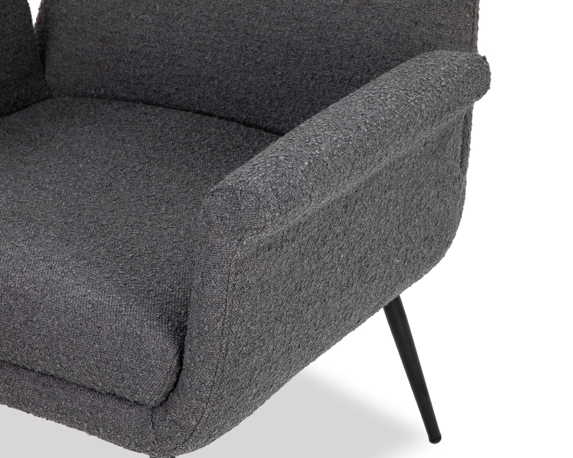 Fiore Occasional Chair - Boucle Graphic Grey