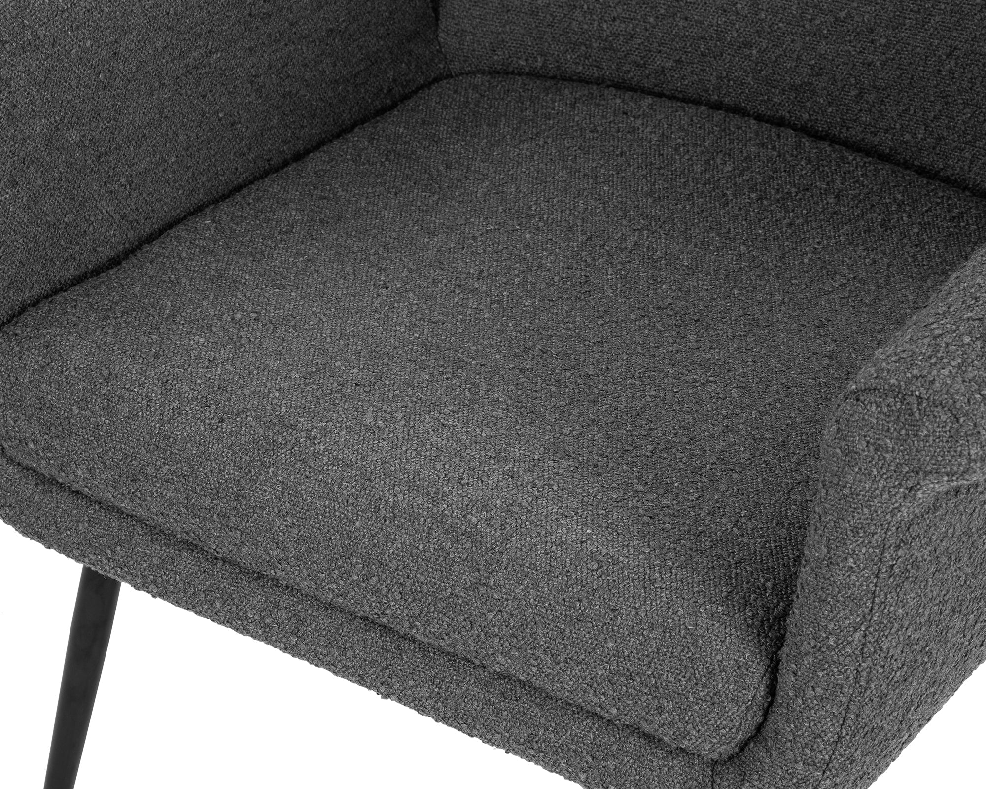 Fiore Occasional Chair - Boucle Graphic Grey