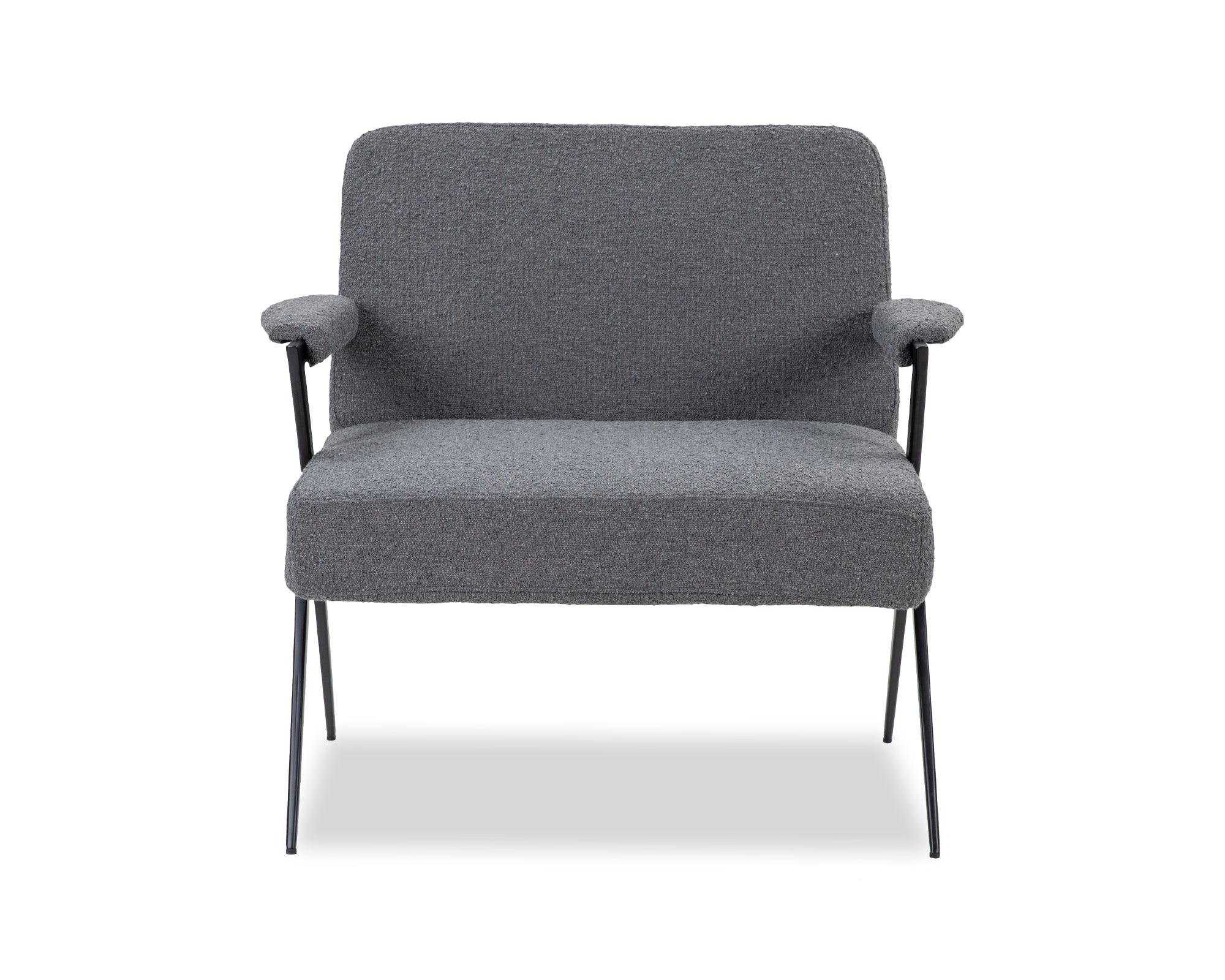 Ponti Occasional Chair - Boucle Graphic Grey
