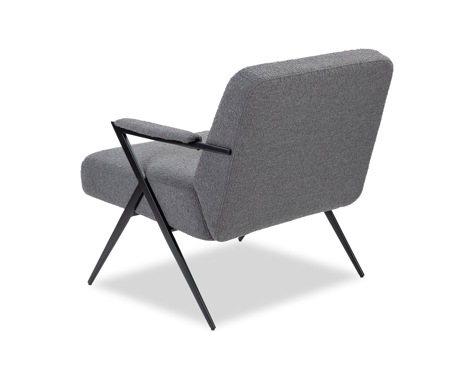 Ponti Occasional Chair - Boucle Graphic Grey