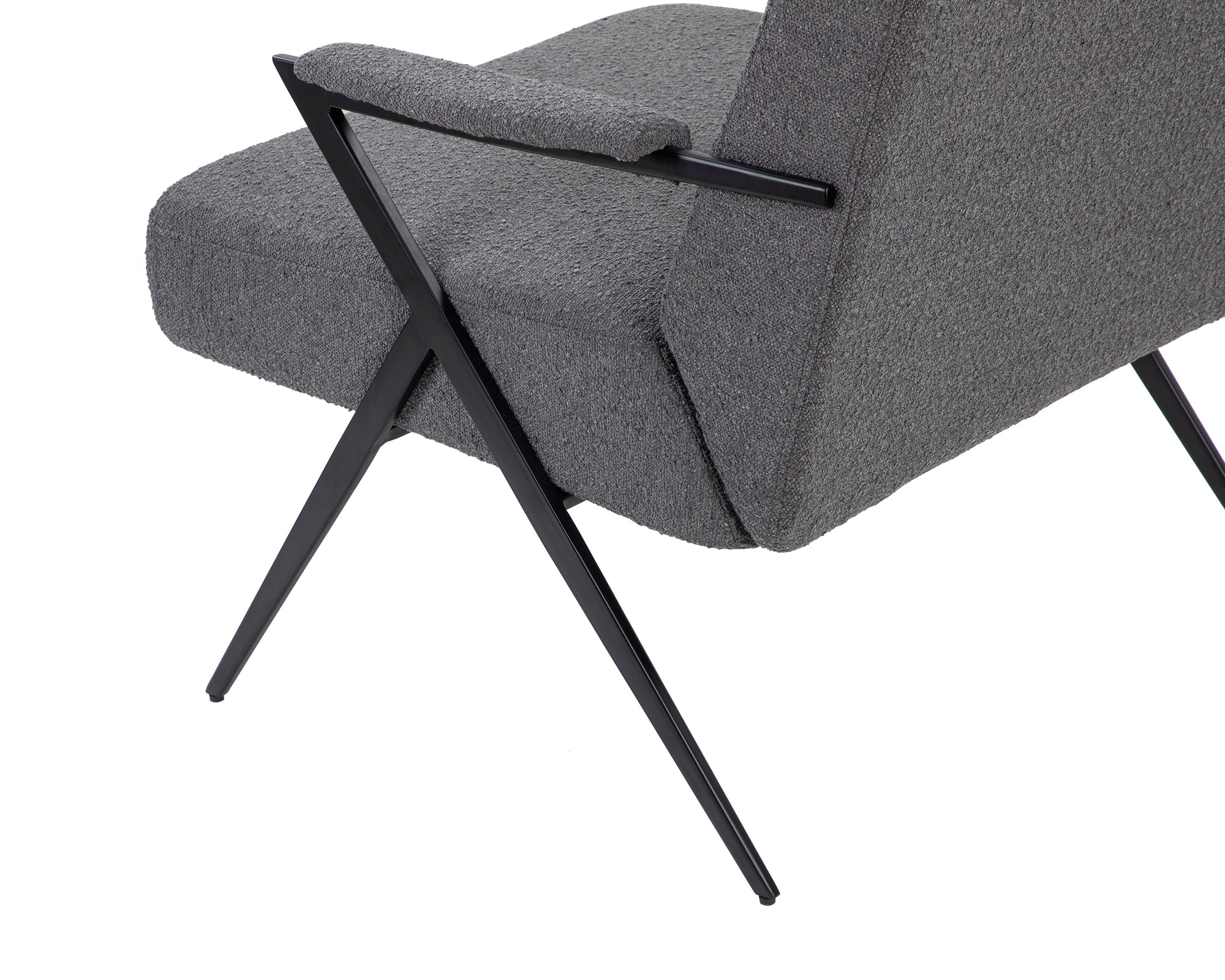 Ponti Occasional Chair - Boucle Graphic Grey