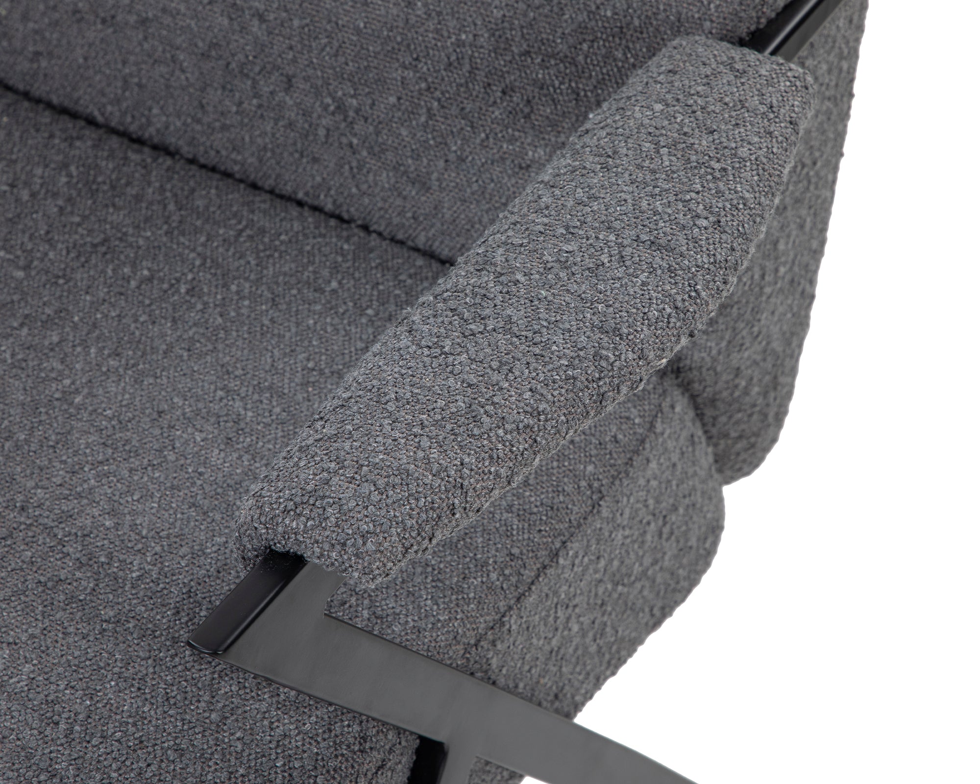 Ponti Occasional Chair - Boucle Graphic Grey