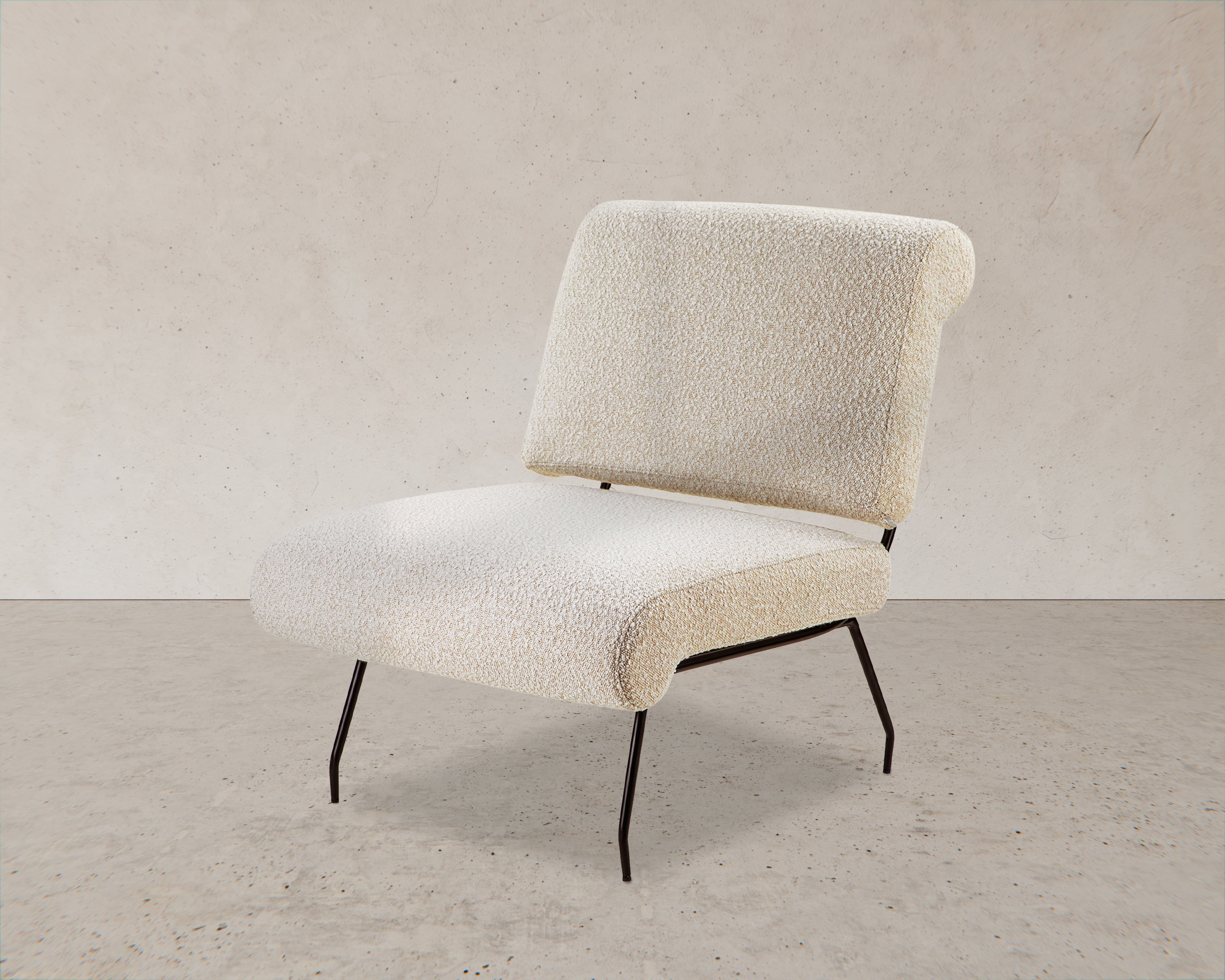 Abacus Occasional Chair - Boucle Sand
