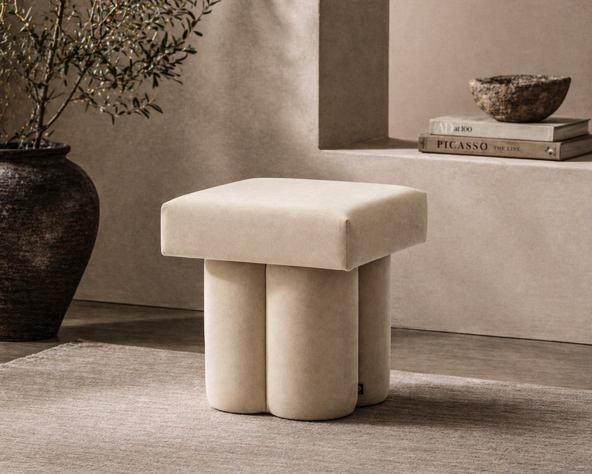 Poky Foot Stool - Hopper Desert