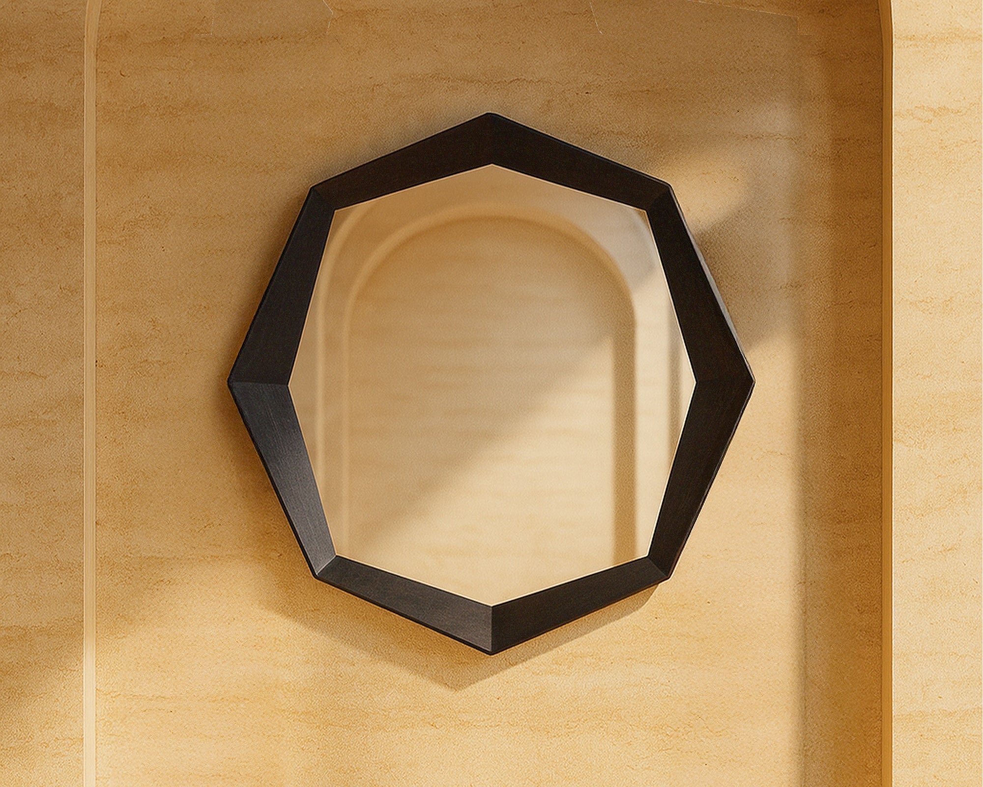 Amber Mirror - Antique Bronze Hairline