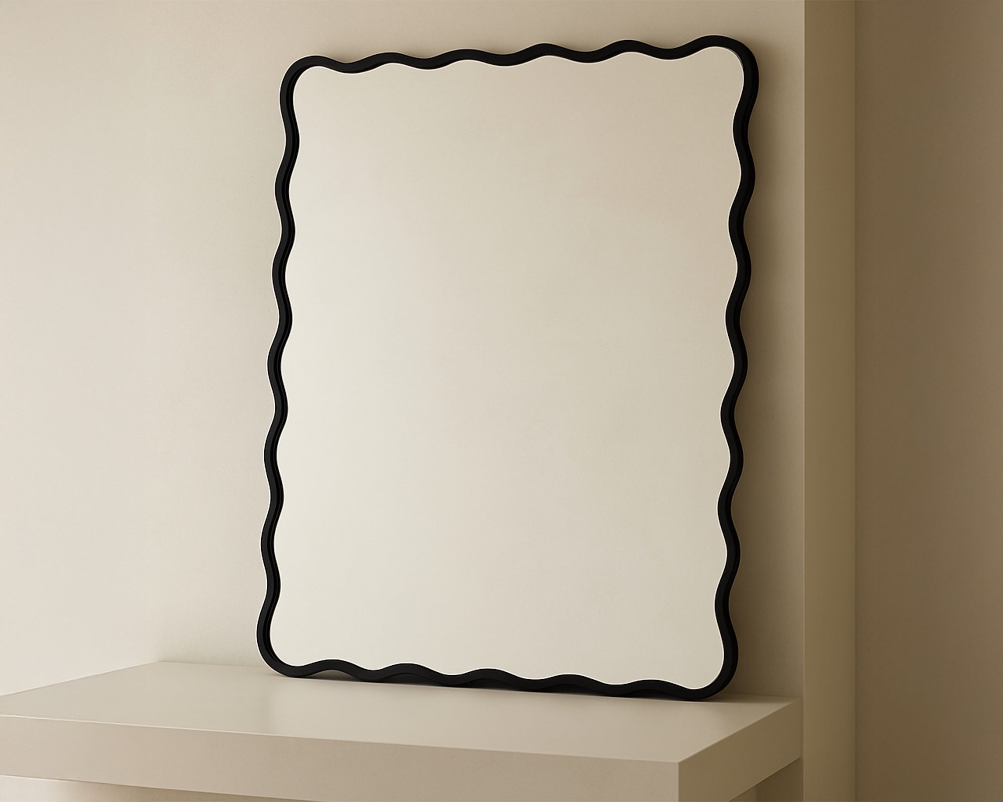 Talia Mirror - Black MDF