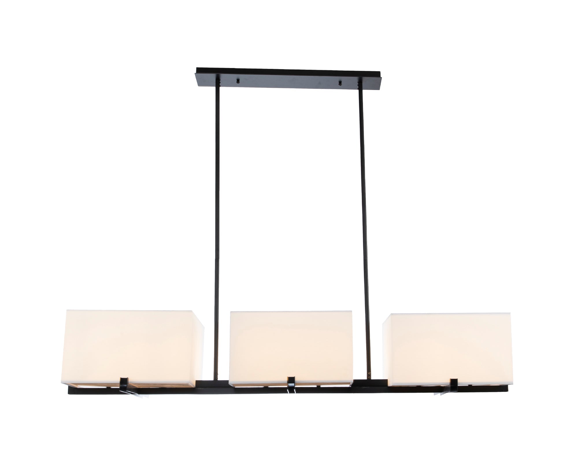 Cameron Pendant Lamp - Matt Black Metal