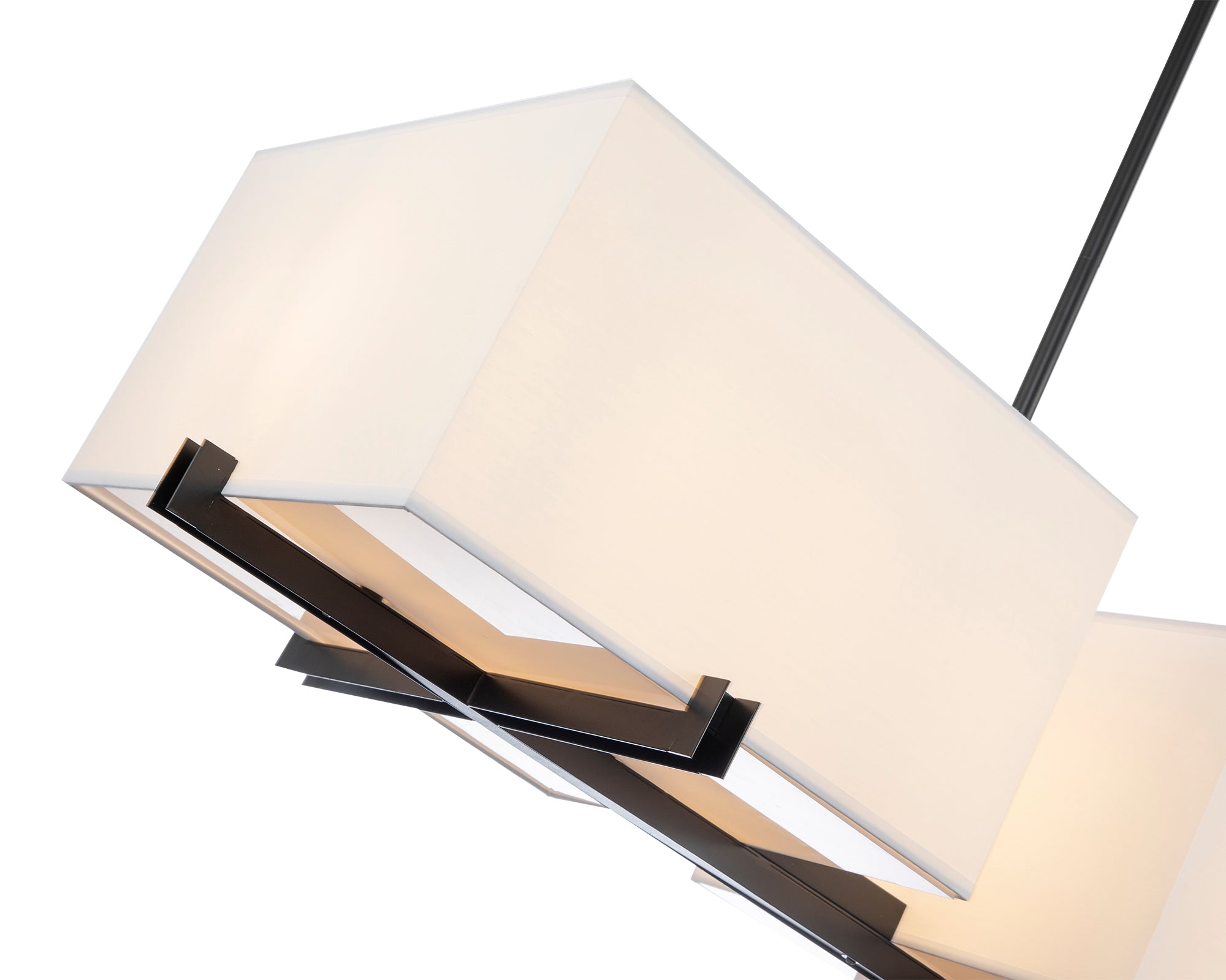 Cameron Pendant Lamp - Matt Black Metal