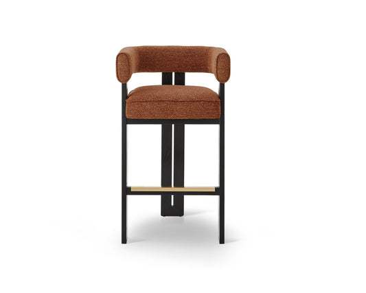 Tilda Bar Stool - Bari Chestnut Red
