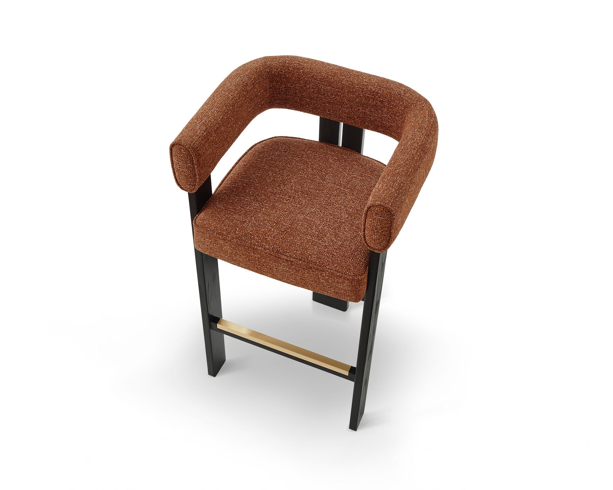 Tilda Bar Stool - Bari Chestnut Red