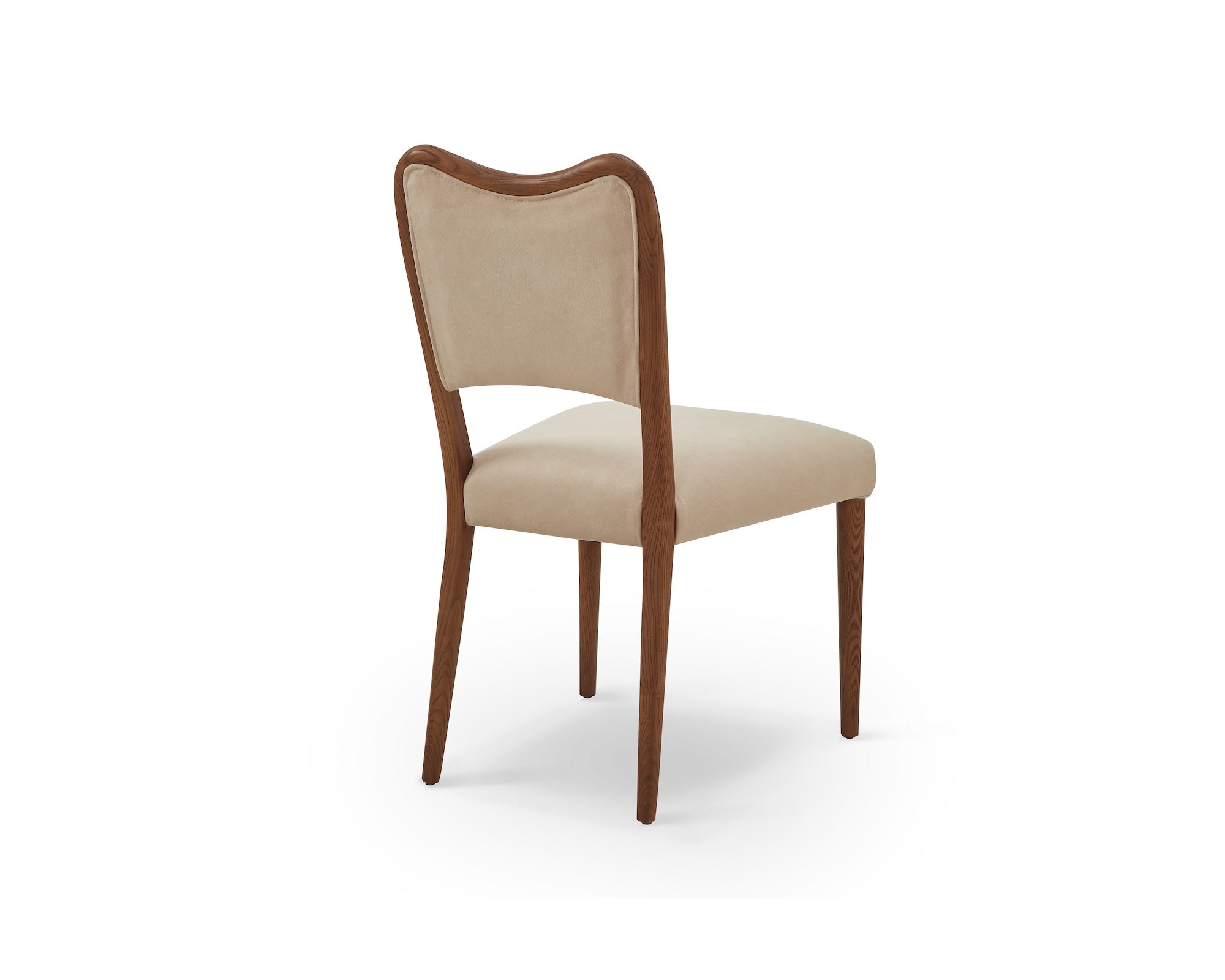 Adelaide Dining Chair - Hopper Desert & Brushed Brown Wood