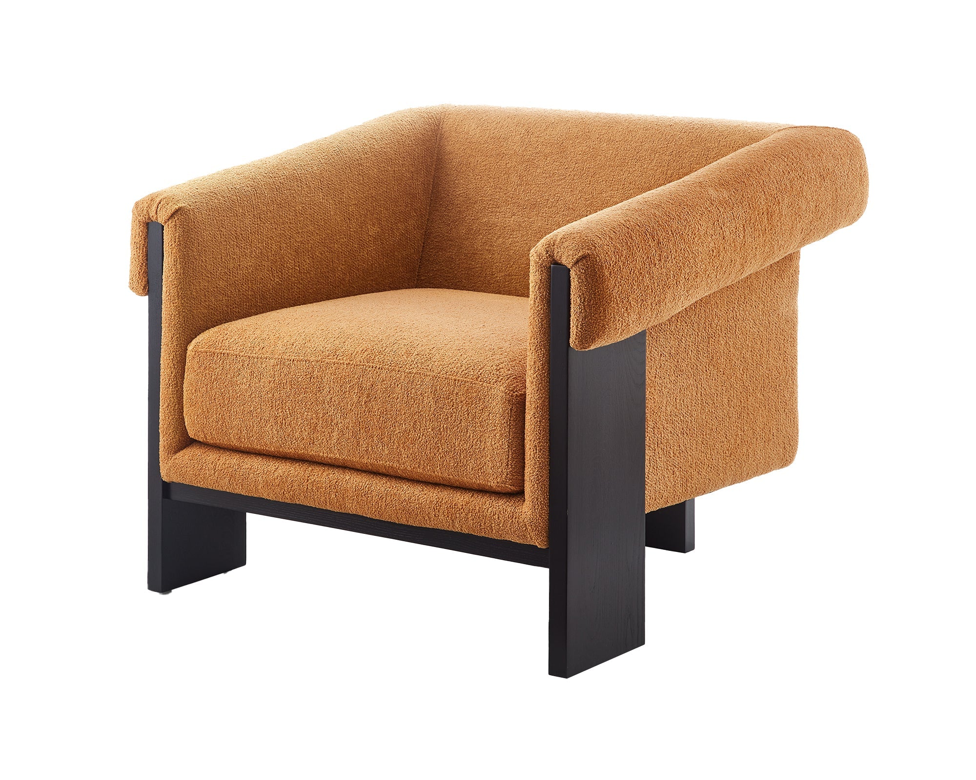 Maplin Occasional Chair - Lander Ochre/Matt black