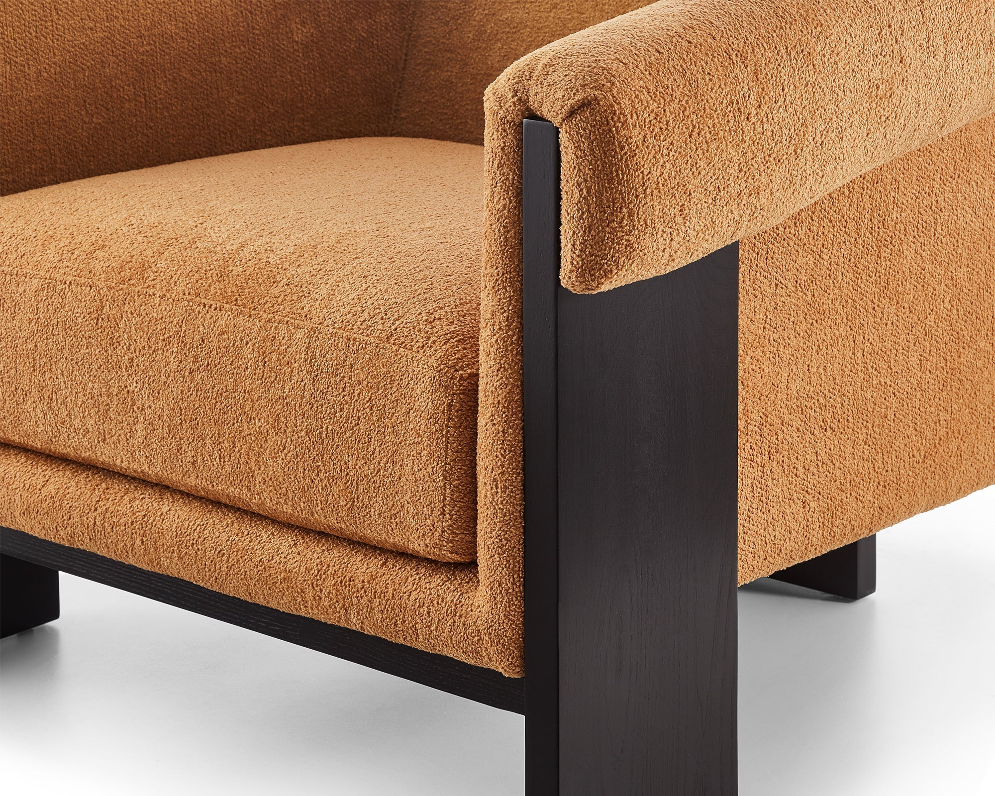 Maplin Occasional Chair - Lander Ochre/Matt black