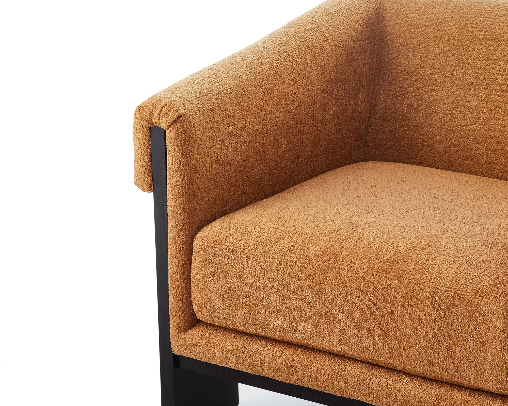 Maplin Occasional Chair - Lander Ochre/Matt black