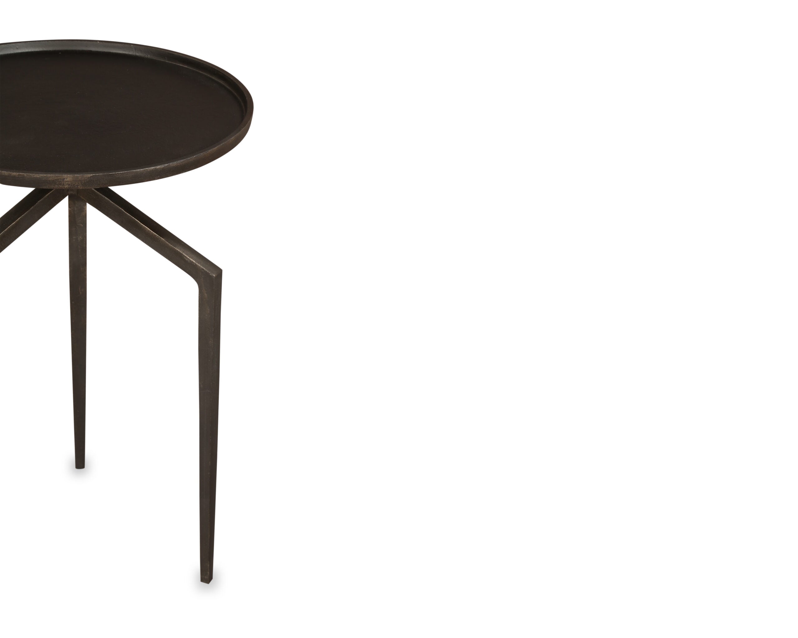 Spider Side Tables (set of 2) - Dark Bronze Metal