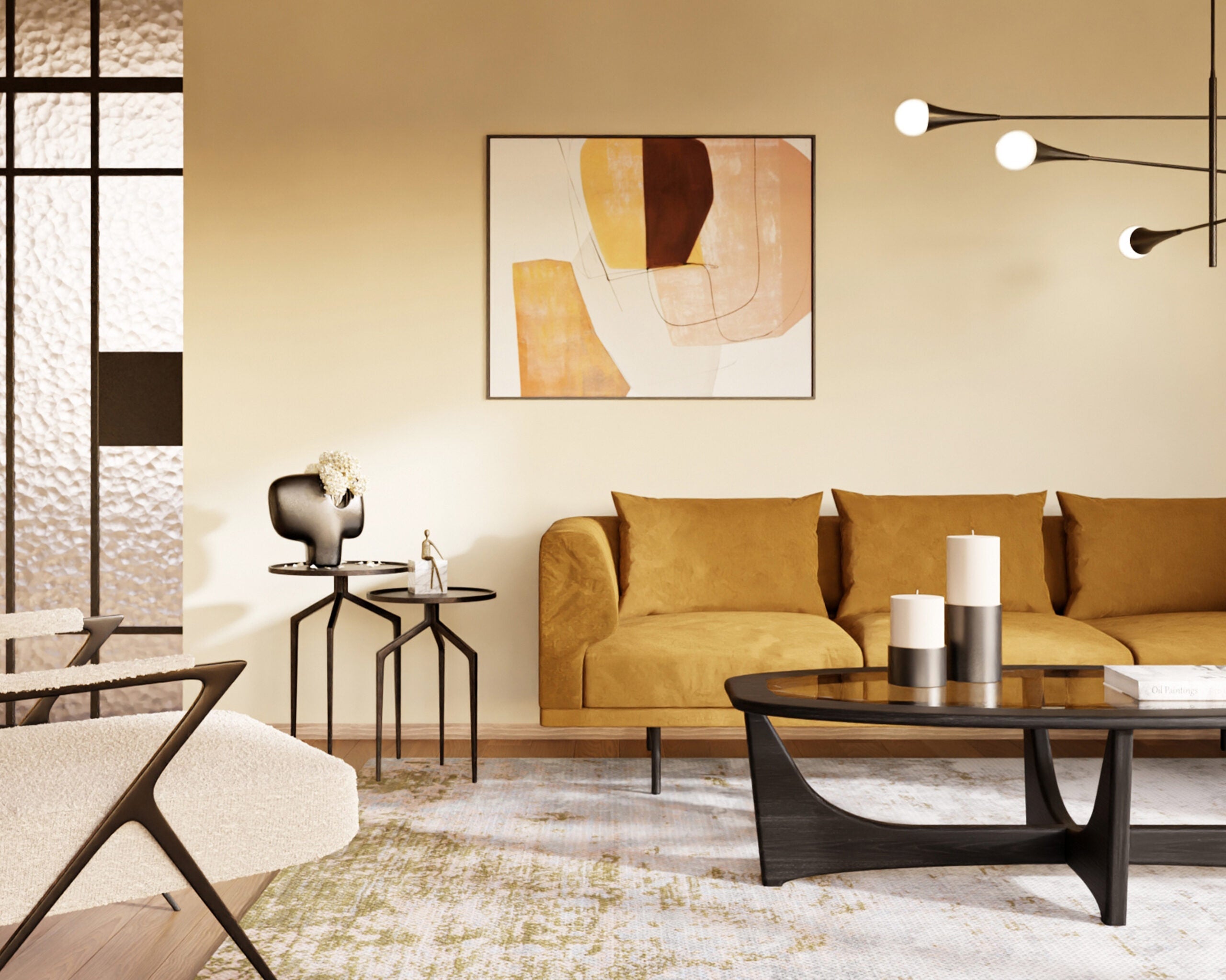 Spider Side Tables (set of 2) - Dark Bronze Metal