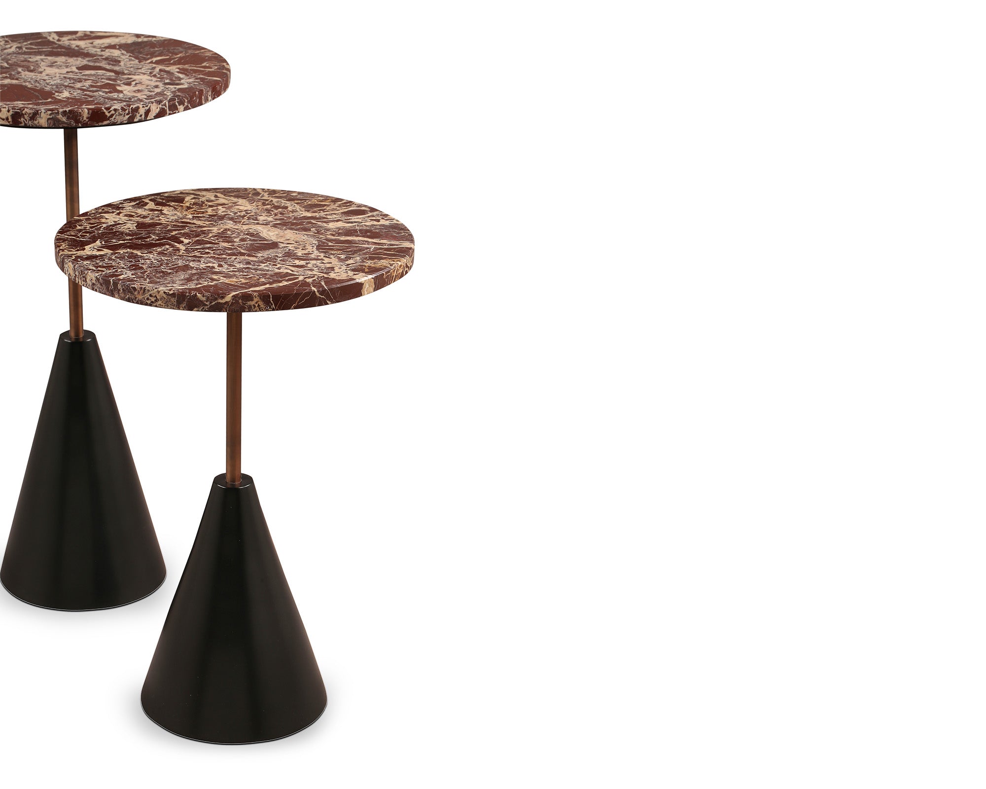 Ethan Side Table (set of 2) - Levante Marble