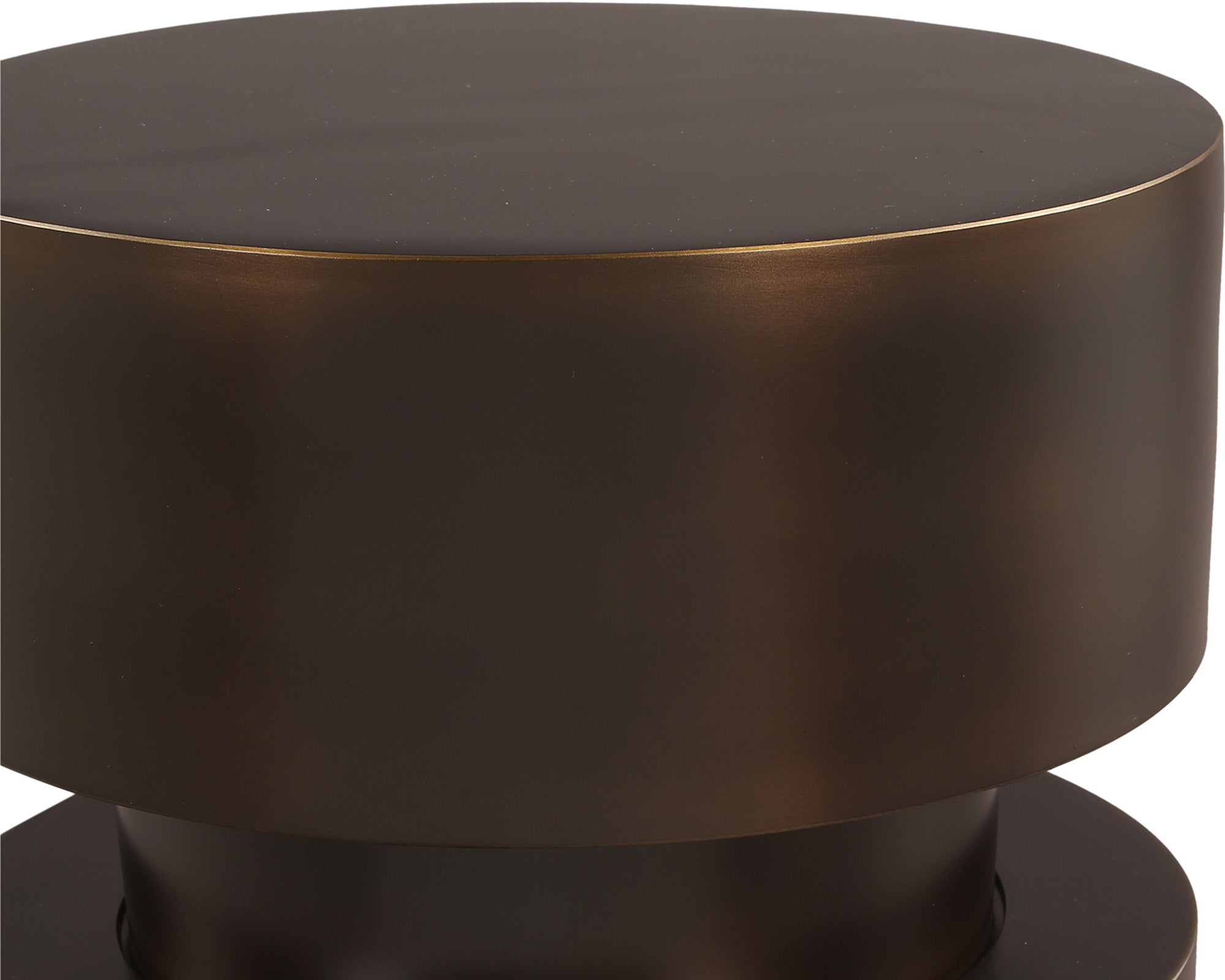Gascon Side Table - Dark Bronze