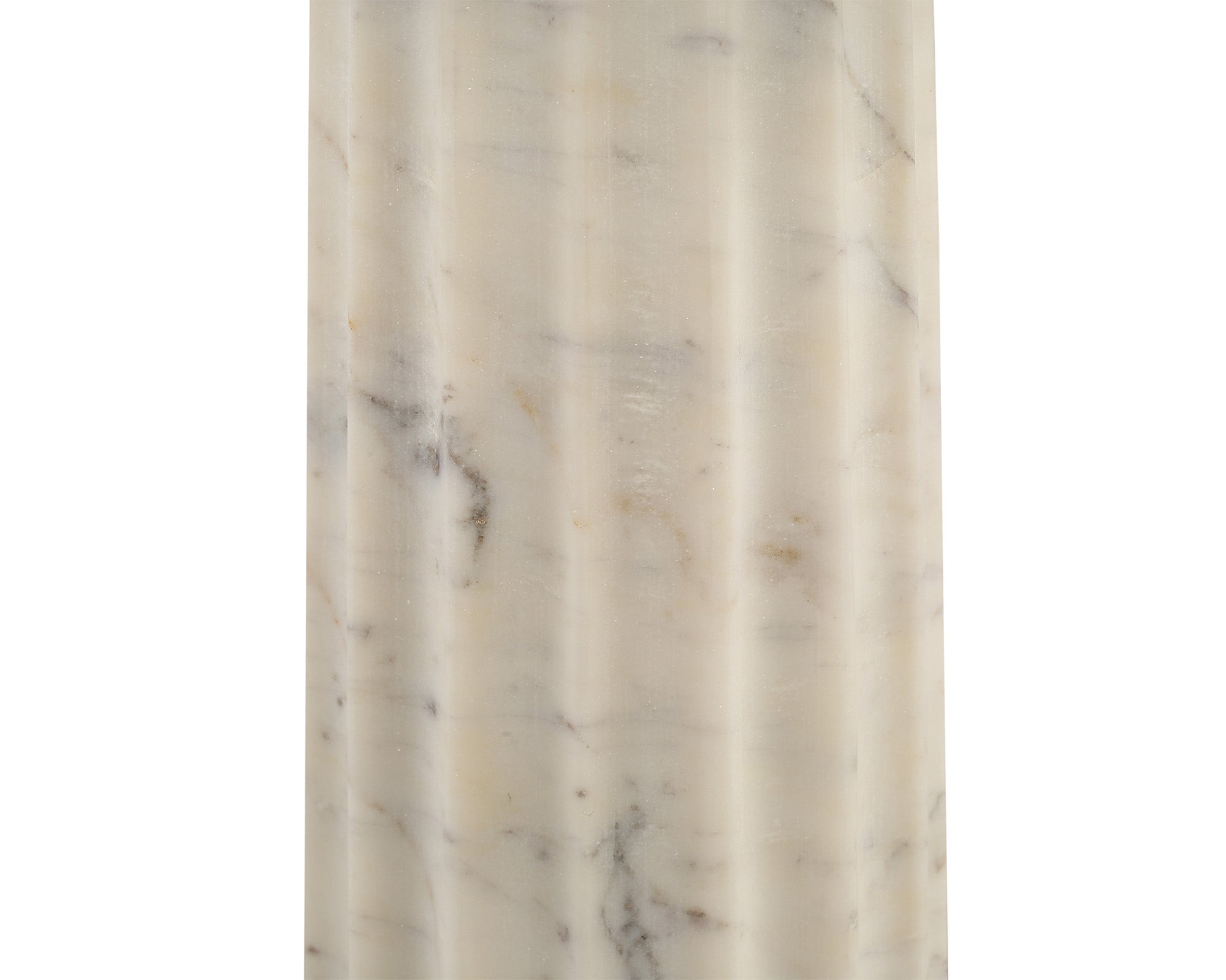 Romano Side Table - White Marble