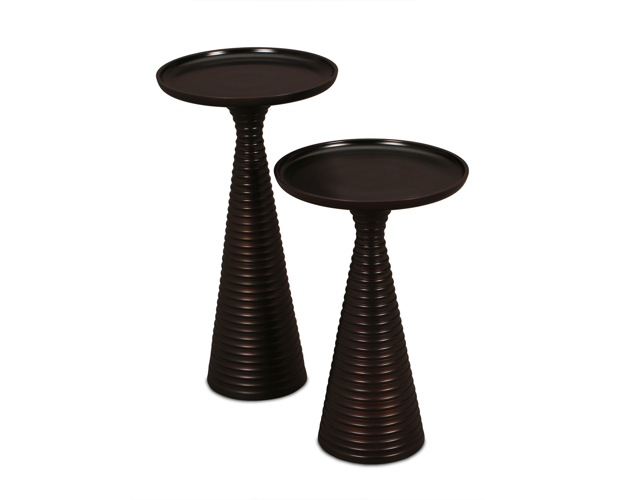 Othelo Side Table (set of 2) - Painted Dark Bronze