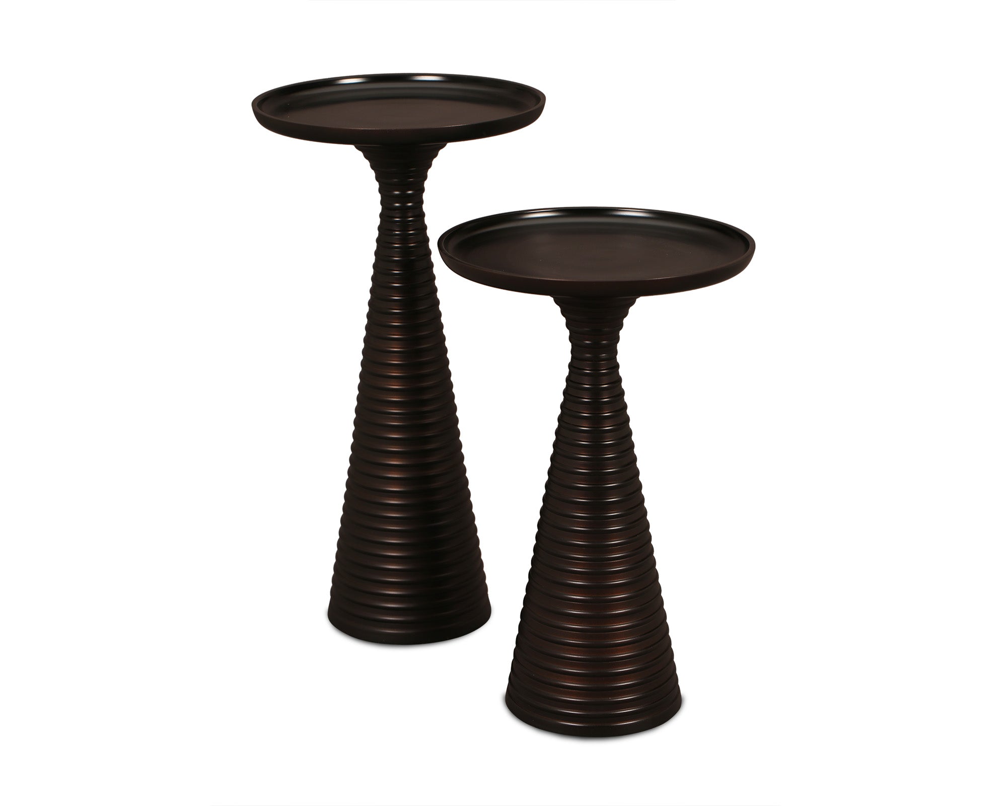 Othelo Side Table (set of 2) - Painted Dark Bronze