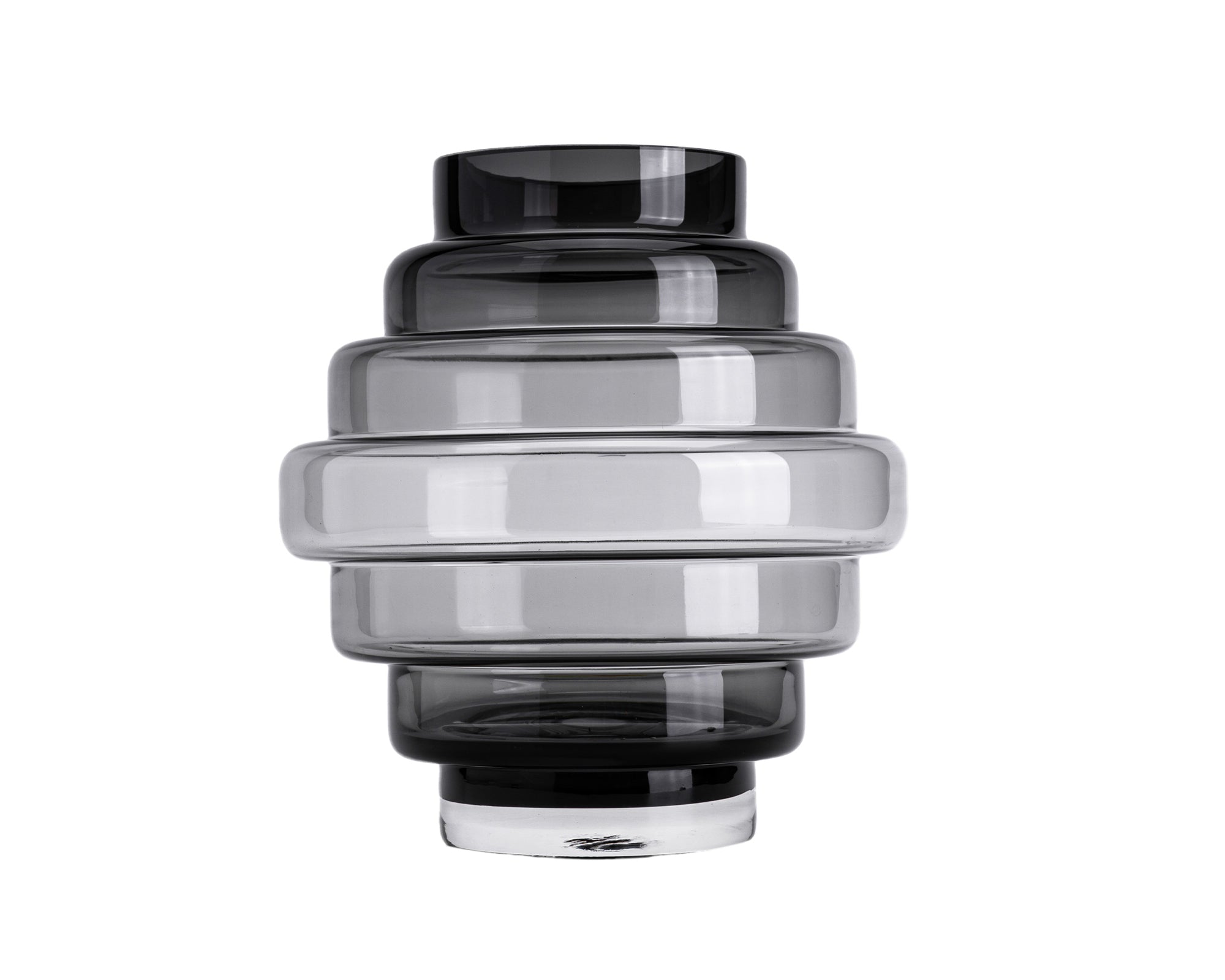 Selba Vase Large - Grey Glass