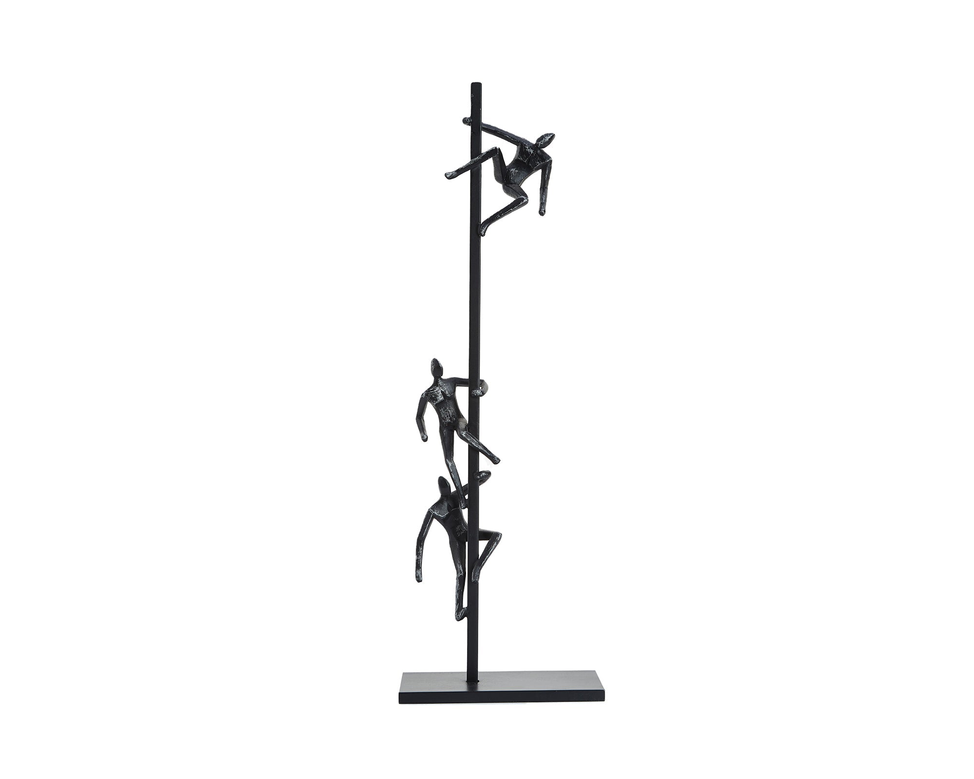 Climb Sculpture - Black Iron