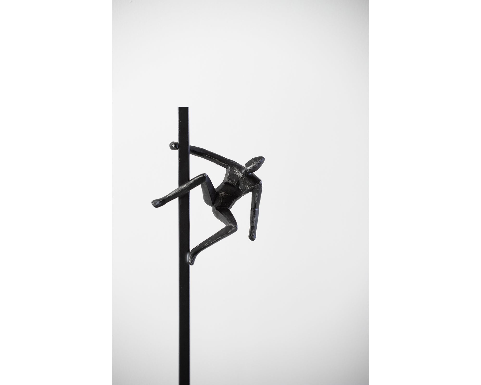 Climb Sculpture - Black Iron