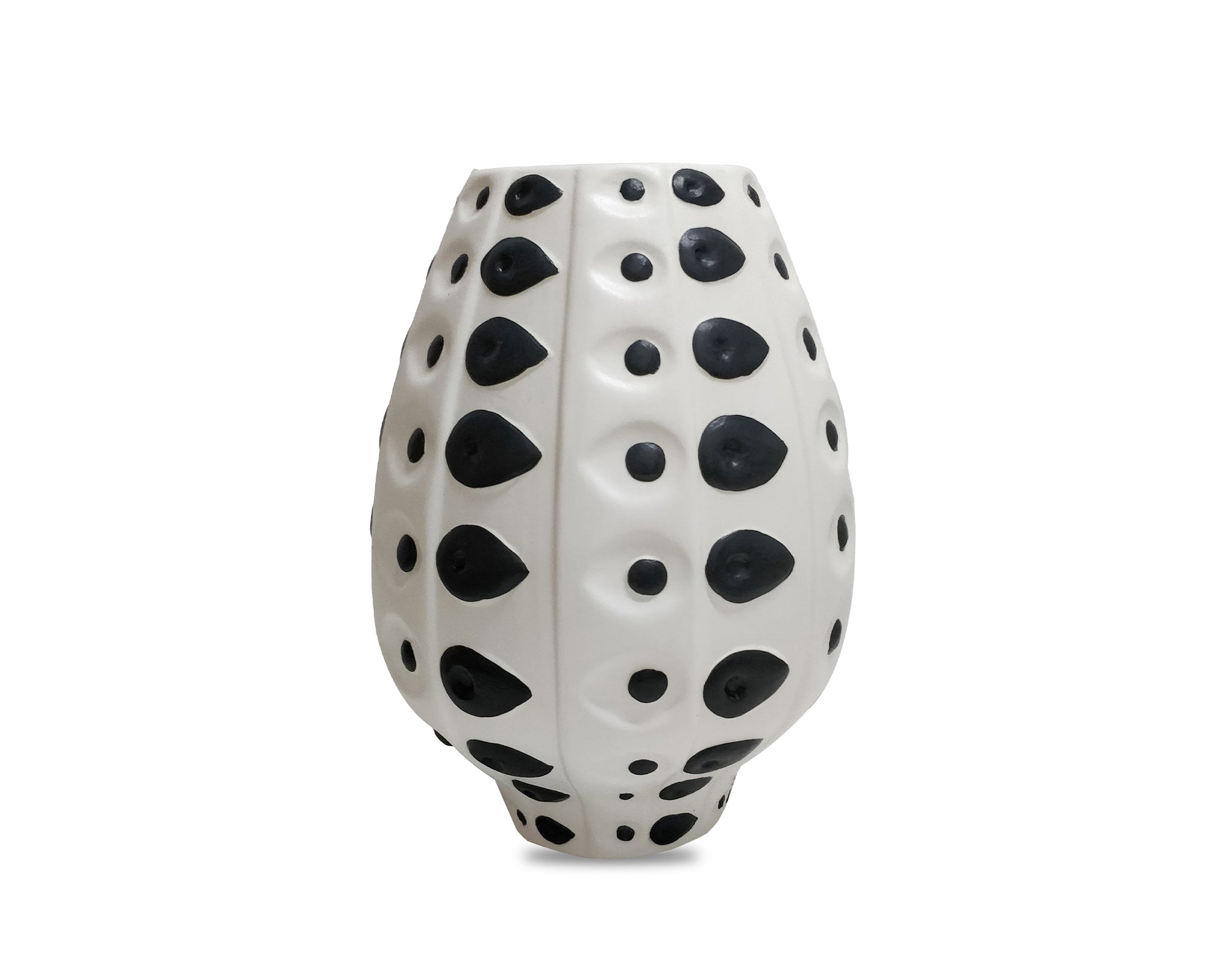 Kelso Vase - Black and White Ceramic