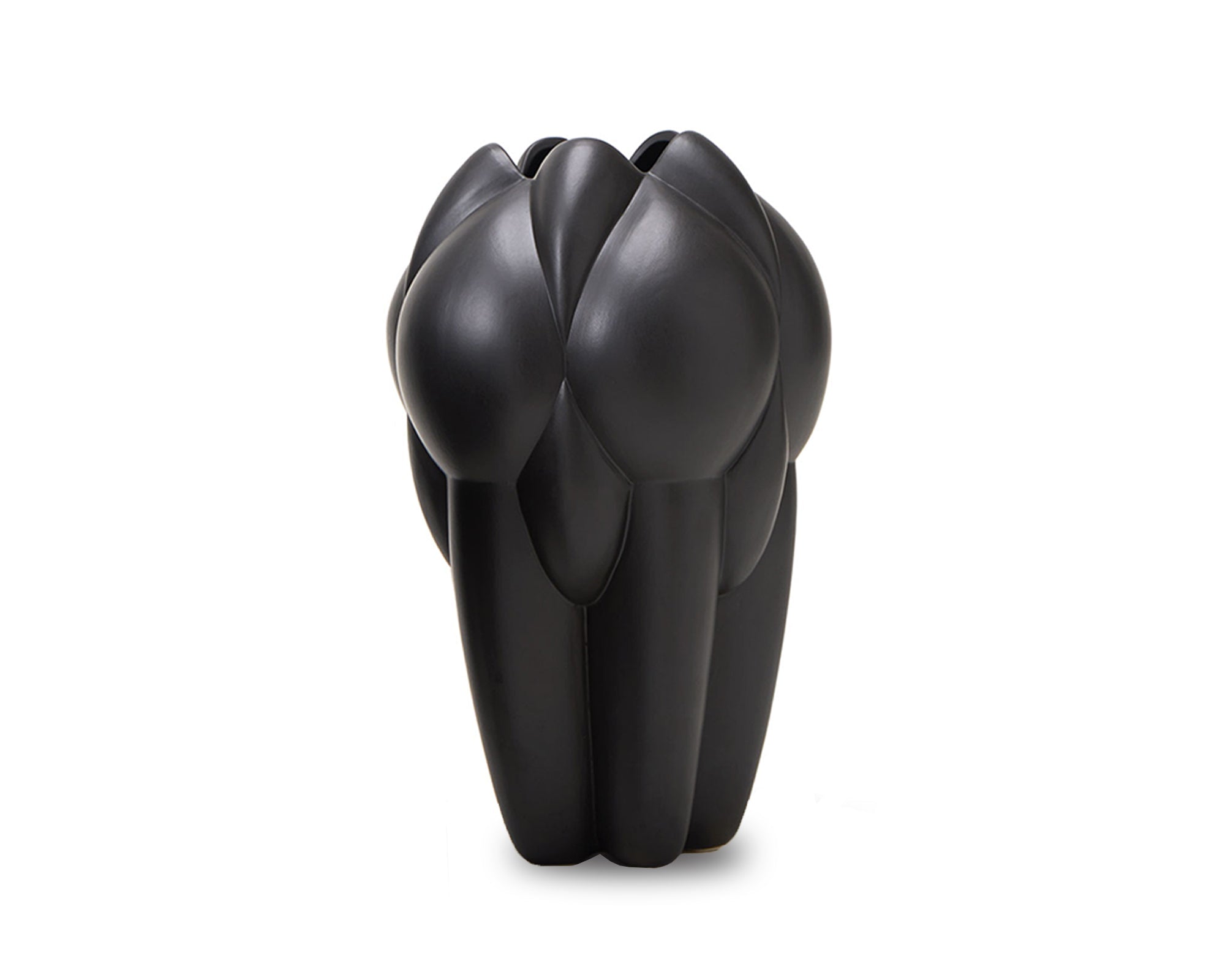 Lax Large Vase - Black Ceramic