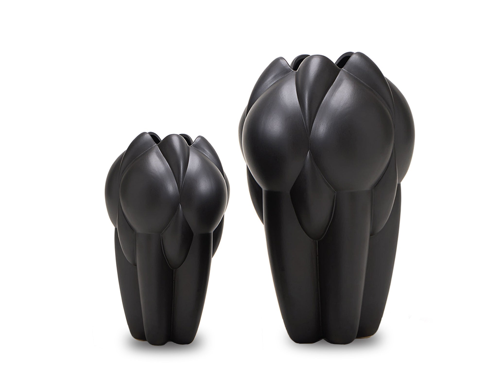 Lax Vase - Black Ceramic