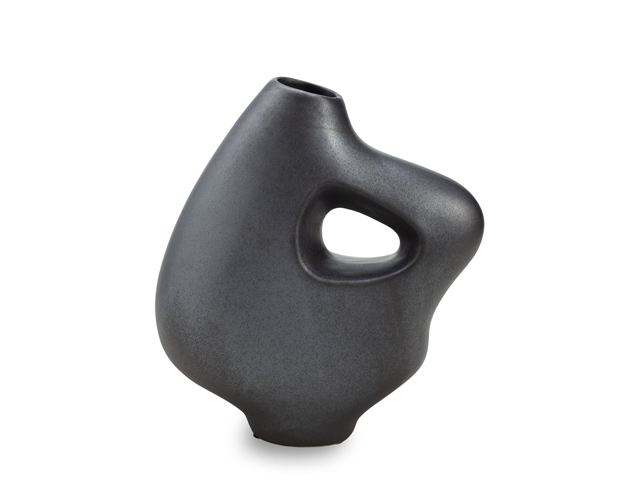 Nile Vase - Silver Grey Ceramic